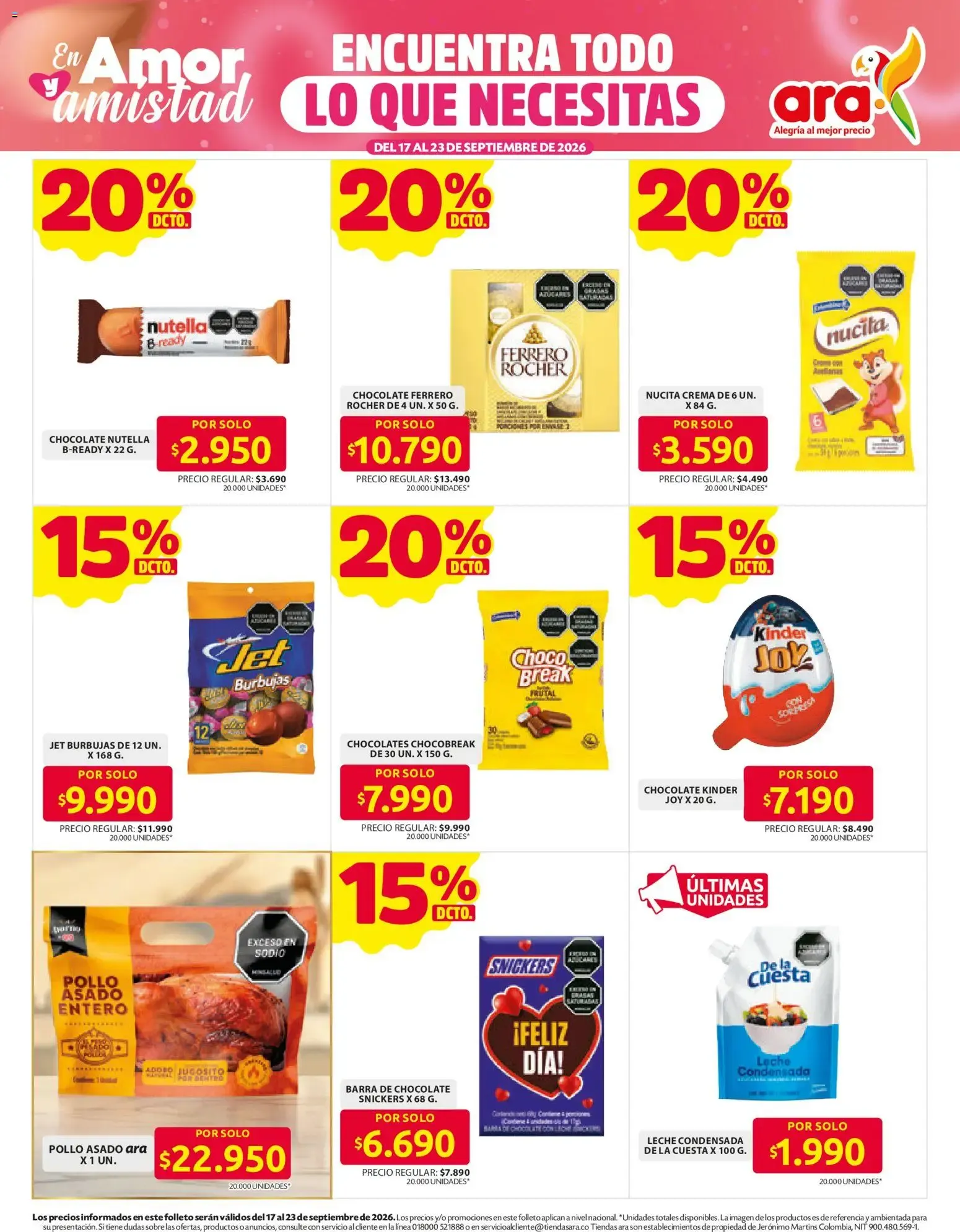 Catalogo de Ara catálogo desde el 17/09/2026 > Revistas Septiembre 17 de septiembre al 23 de septiembre 2026 - Pag 9