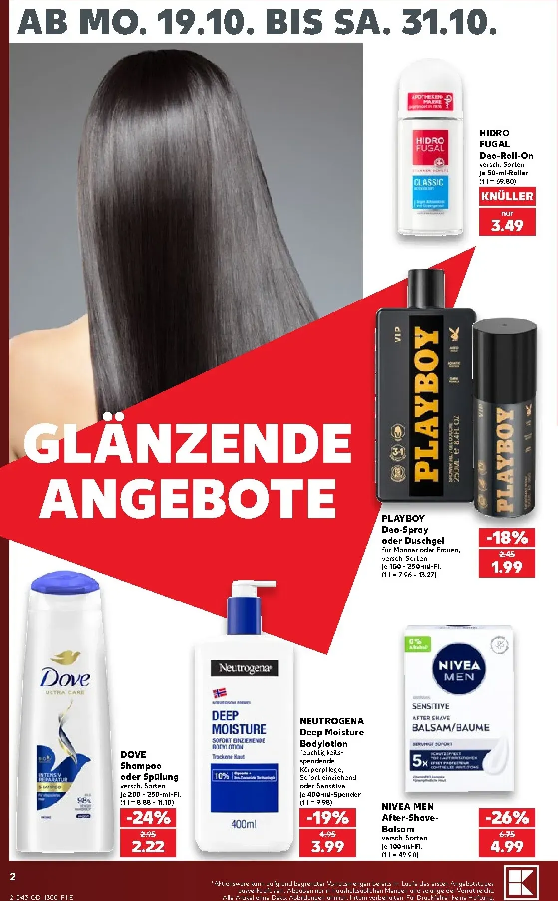 Kaufland - Deutschlands größte Drogerie-Abteilung Prospekt – von Montag 19.10.2026 bis Samstag 31.10.2026 von 19. Oktober bis 31. Oktober 2026 - Prospekt seite 2