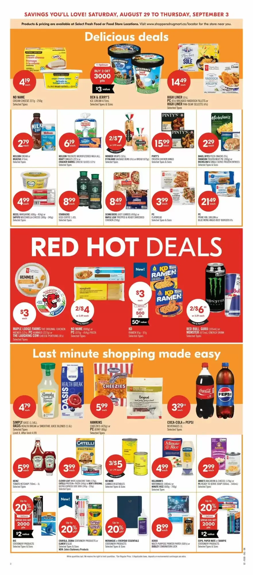 Shoppers Drug Mart flyer week 35 from August 29 to September 3 2026 - flyer page 9