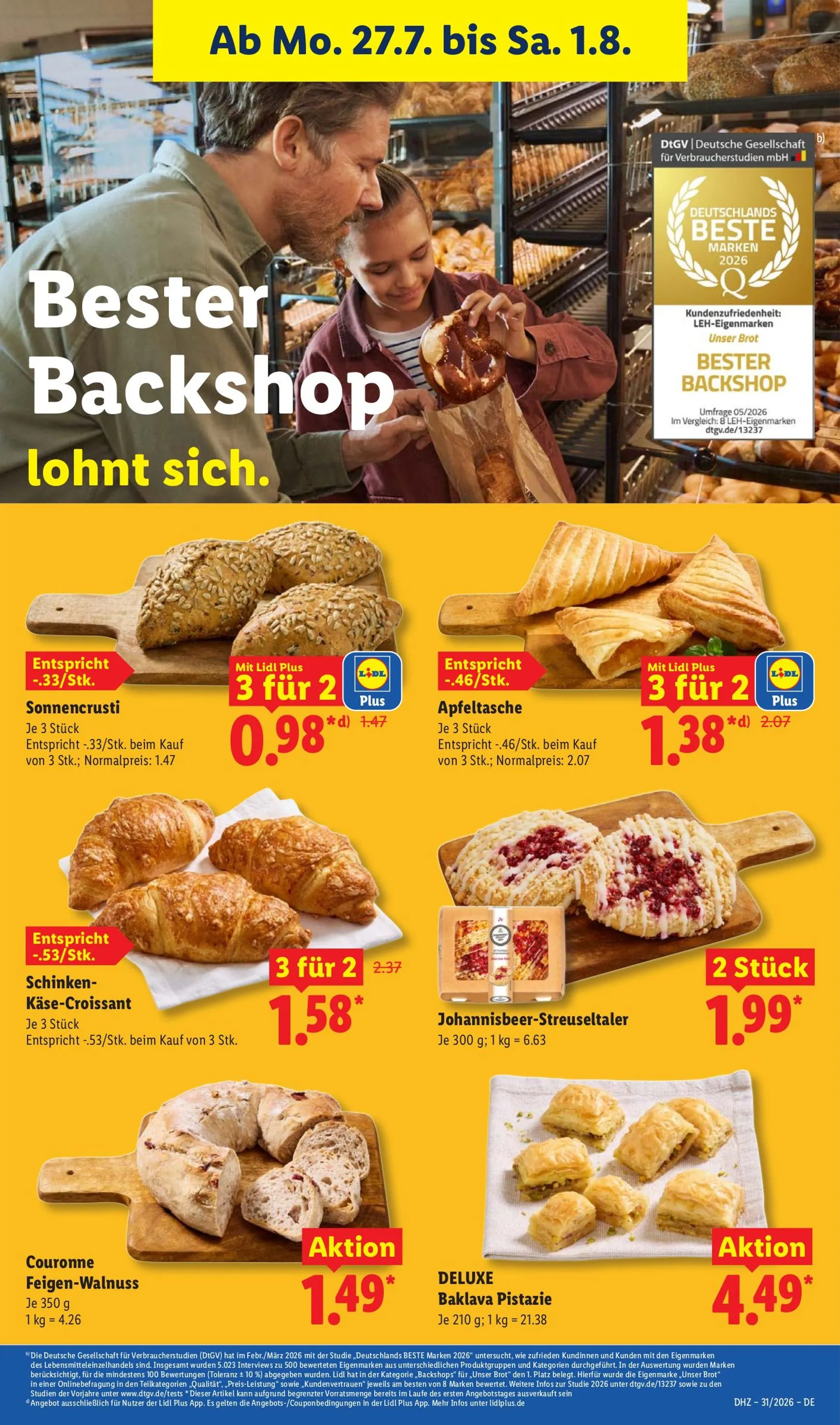 Lidl Prospekt nächste Woche – von Montag 27.07.2026 bis Samstag 01.08.2026 von 27. Juli bis 1. August 2026 - Prospekt seite 14