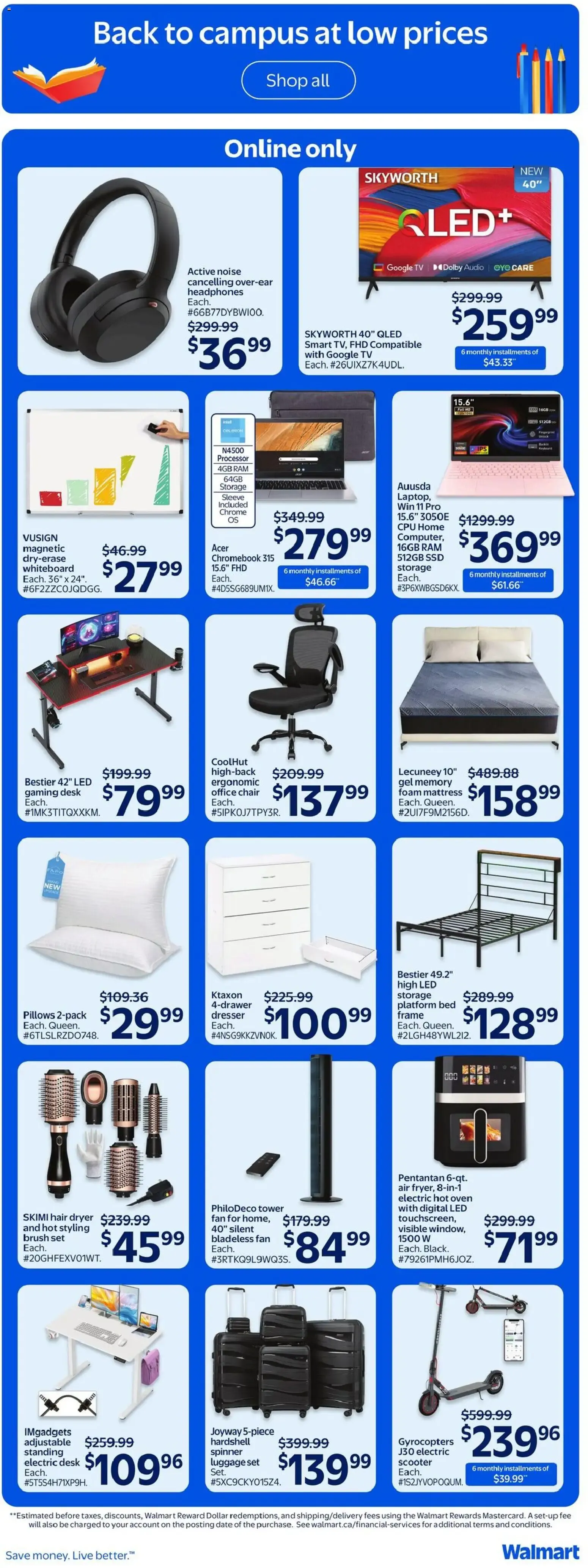 Walmart flyer - Back to school from Aug 20, 2026 > weekly specials & deals from August 20 to August 26 2026 - flyer page 18