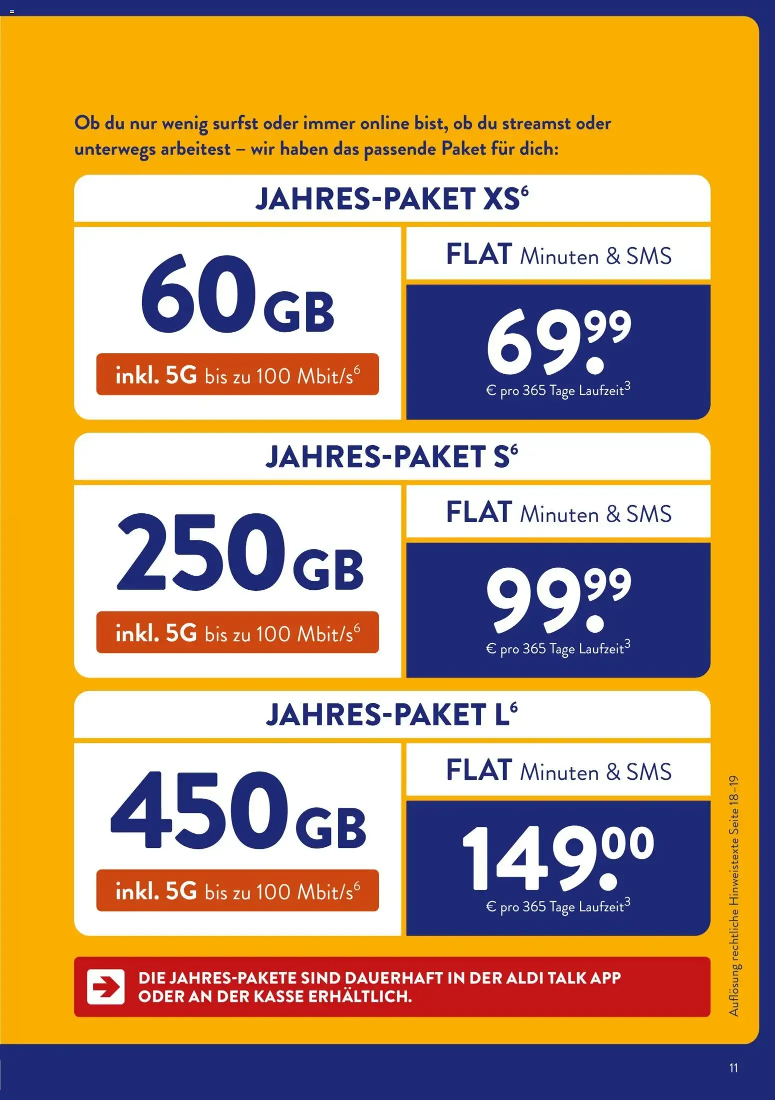 Aldi Süd Talk (ab 09.12.2025) zum Blättern von 1. Dezember bis 30. September 2026 - Prospekt seite 11