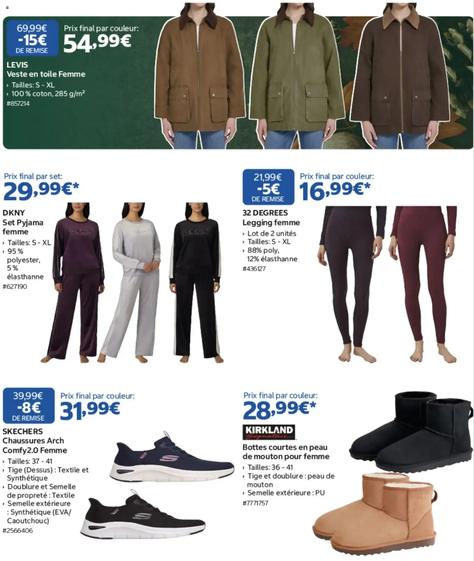 Costco Sélection Mode D'Automne à partir du 10/10/2026 - promo en ligne du 10 octobre au 18 octobre 2026 - Catalogue page 2