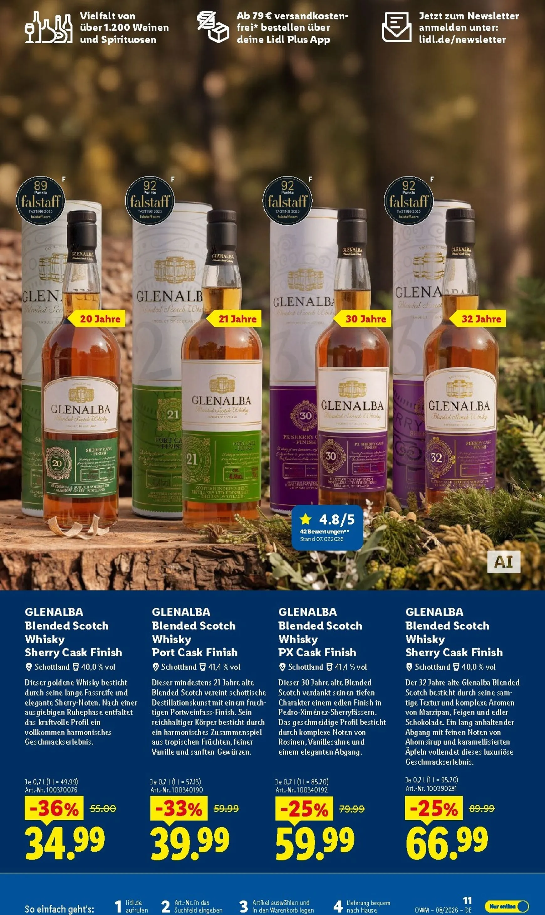 Lidl - Wein & Spirituosen Prospekt – von Samstag 01.08.2026 bis Montag 31.08.2026 von 1. August bis 31. August 2026 - Prospekt seite 11
