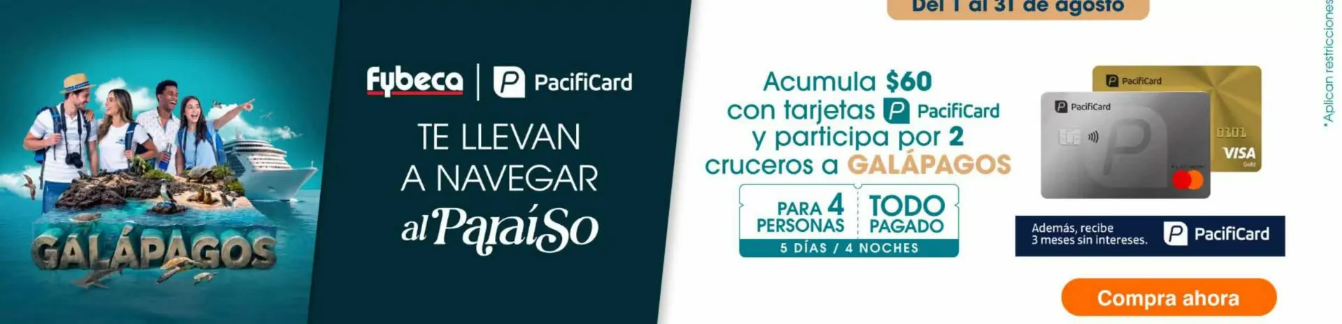 Catalogo de Fybeca y PacifiCard te llevan a Galápagos 1 de agosto al 31 de agosto 2026 - Pag 1