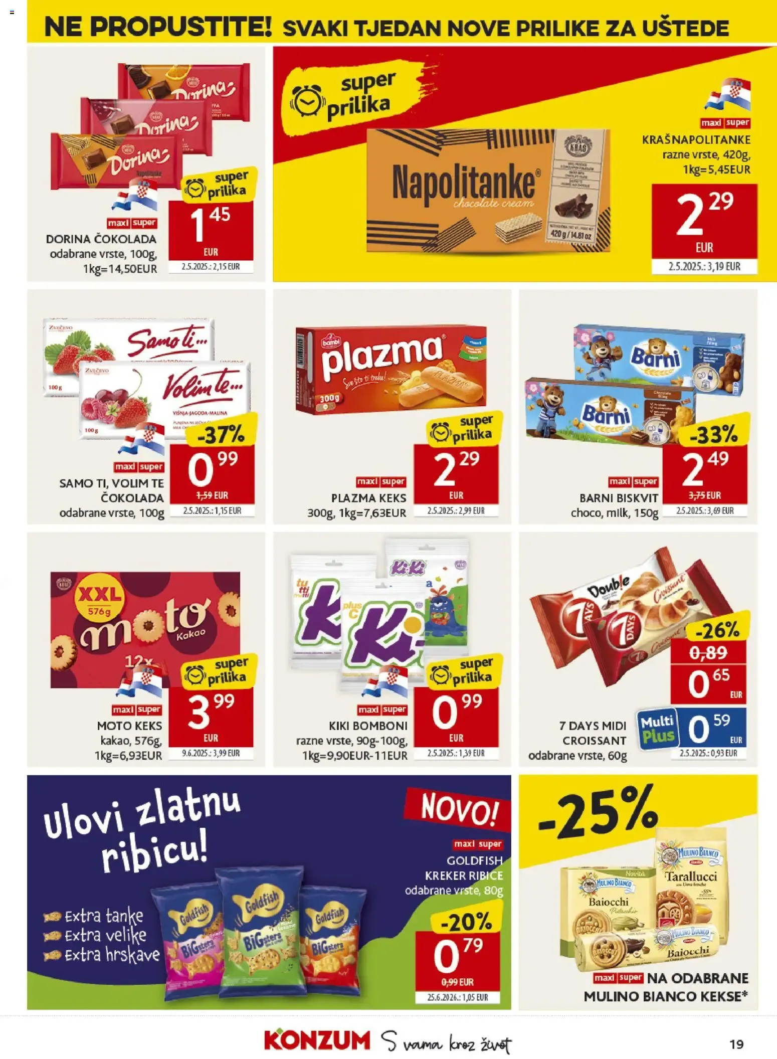 Katalog Konzum Katalog od 29. srpnja do 3. kolovoza 2026. - Pregled Stranica 19