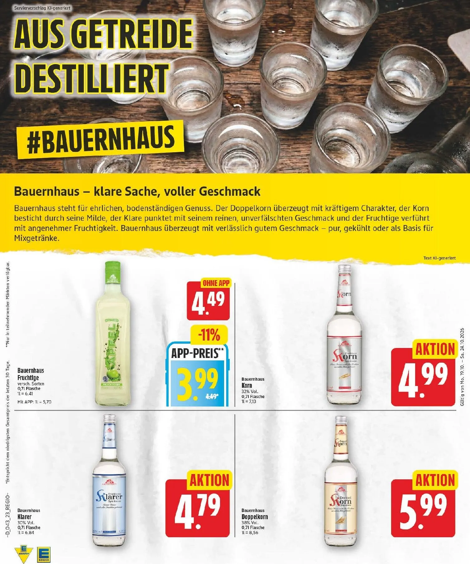 Edeka Prospekt nächste Woche – von Montag 19.10.2026 bis Samstag 24.10.2026 von 19. Oktober bis 24. Oktober 2026 - Prospekt seite 24