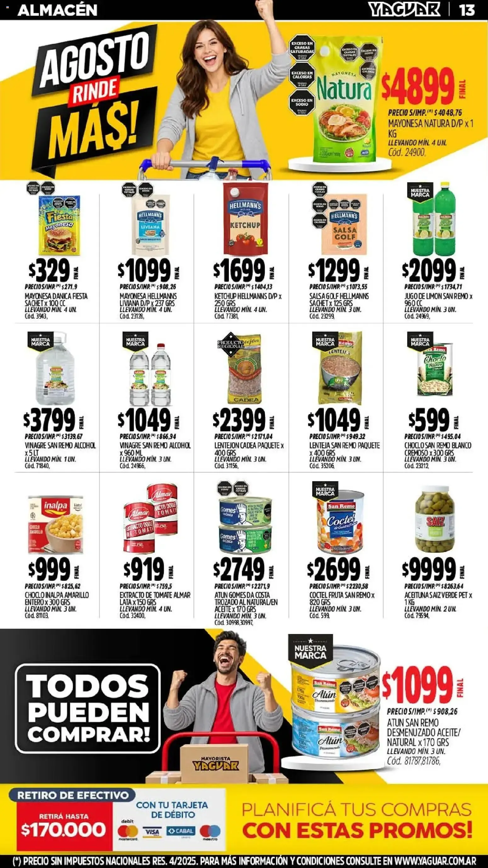 Ofertas de Yaguar - Oferta Semanal San Juan del 24/08/2026 - 29/08/2026 24 de agosto al 29 de agosto 2026 - Página 12 del catálogo