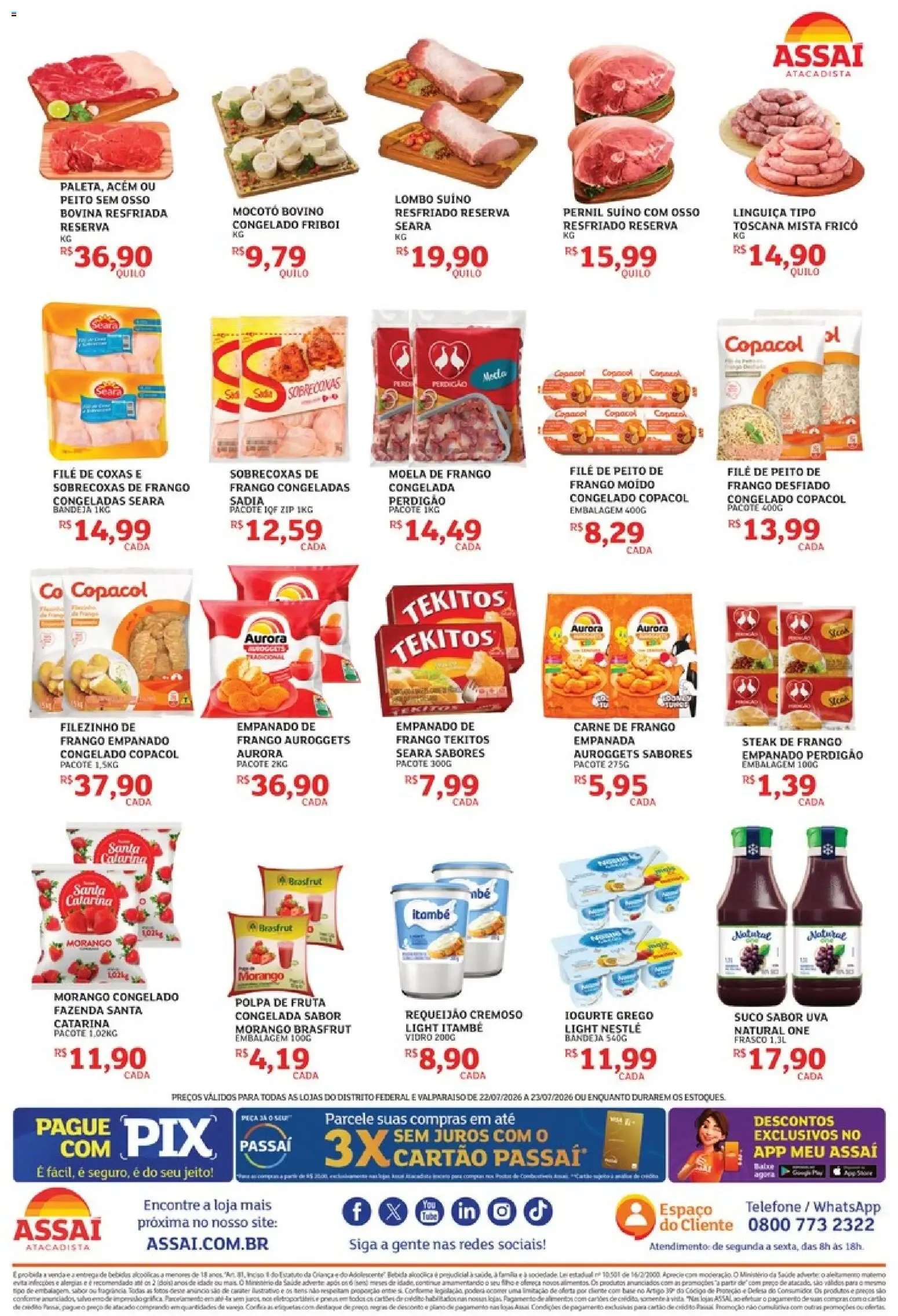 Encarte de Assaí Atacadista ofertas - DF de 22/07/2026 | Promoções Online 22 de julho até 23 de julho 2026 - Pagina 2
