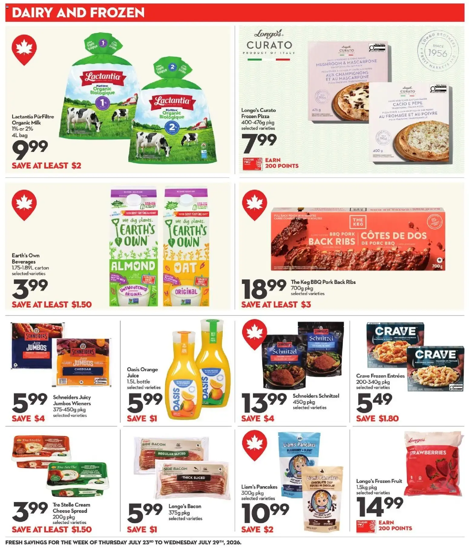 Longo's weekly flyer / circulaire from Jul 23, 2026 > weekly specials & deals from July 23 to July 29 2026 - flyer page 8
