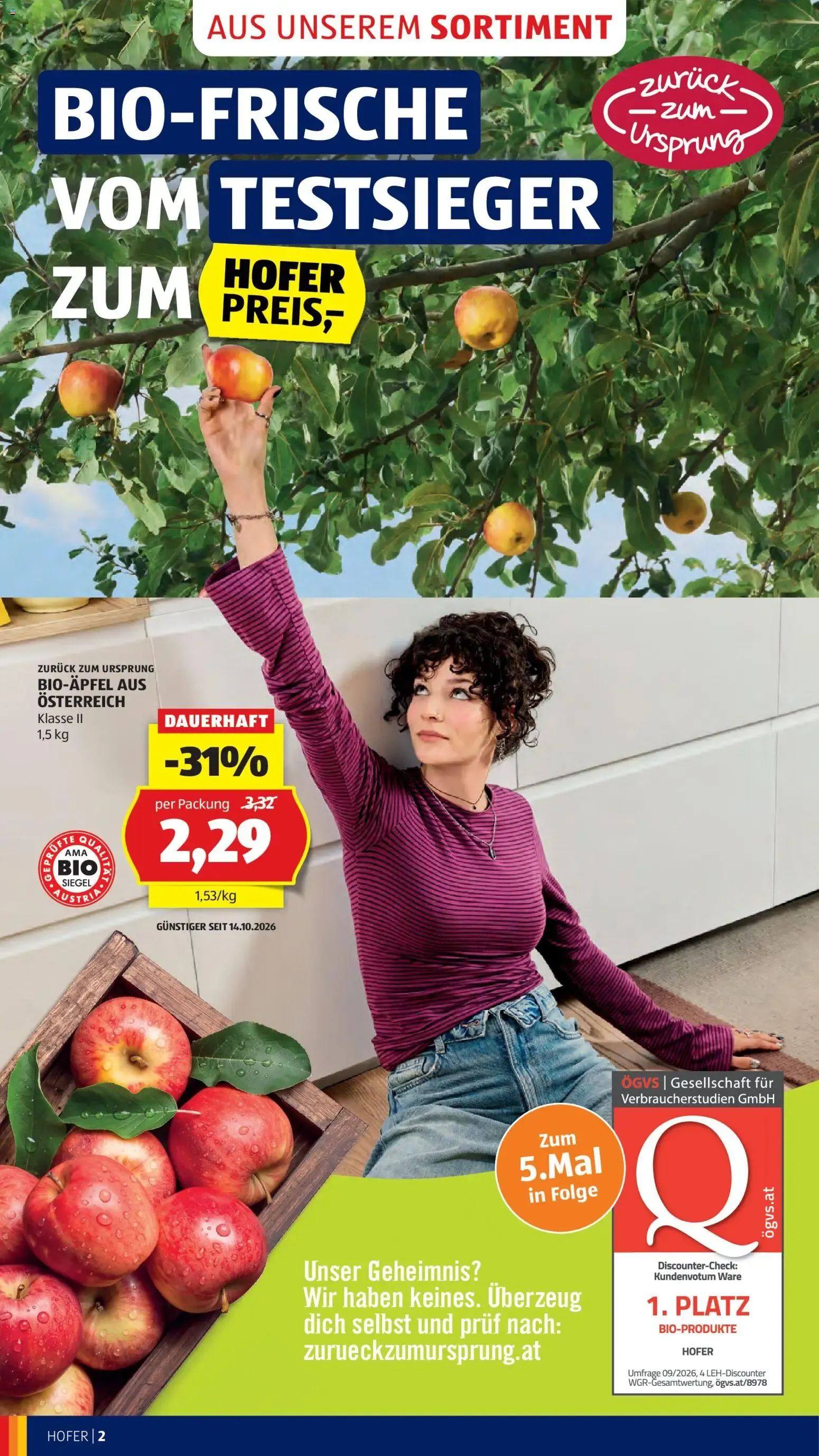 Hofer Flugblatt ab 16.10.2026 - Angebote, Aktionen von 16. Oktober bis 31. Oktober 2026 - Flugblätt seite 10