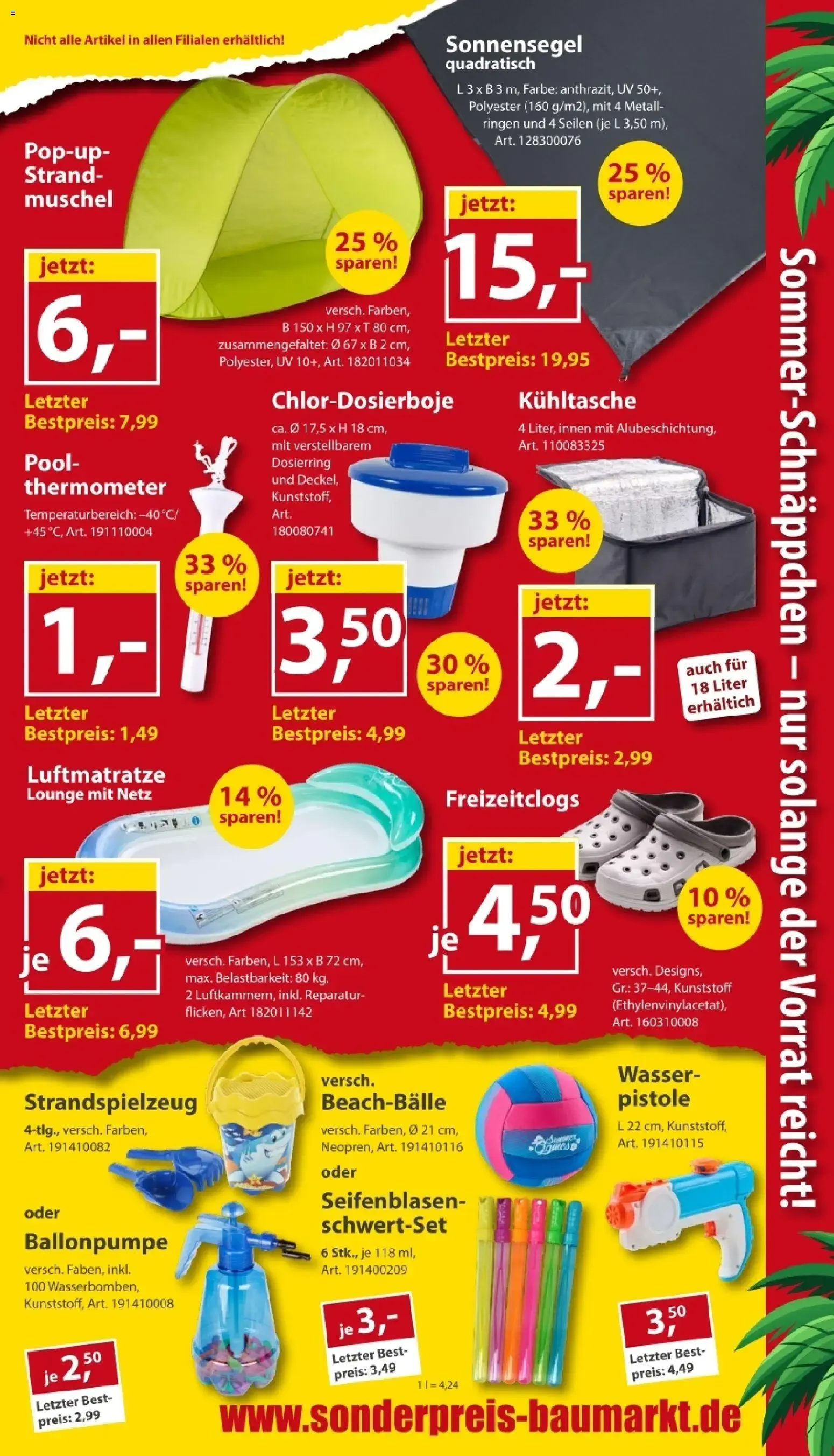 Sonderpreis Baumarkt Prospekt (ab 01.08.2026) zum Blättern von 1. August bis 7. August 2026 - Prospekt seite 9