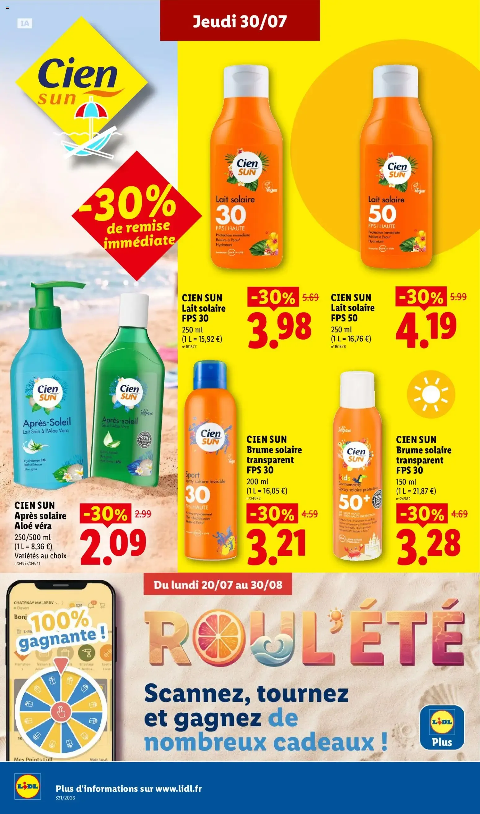LIDL L'été des Marques du 30 juillet au 5 août 2026 - Catalogue page 26
