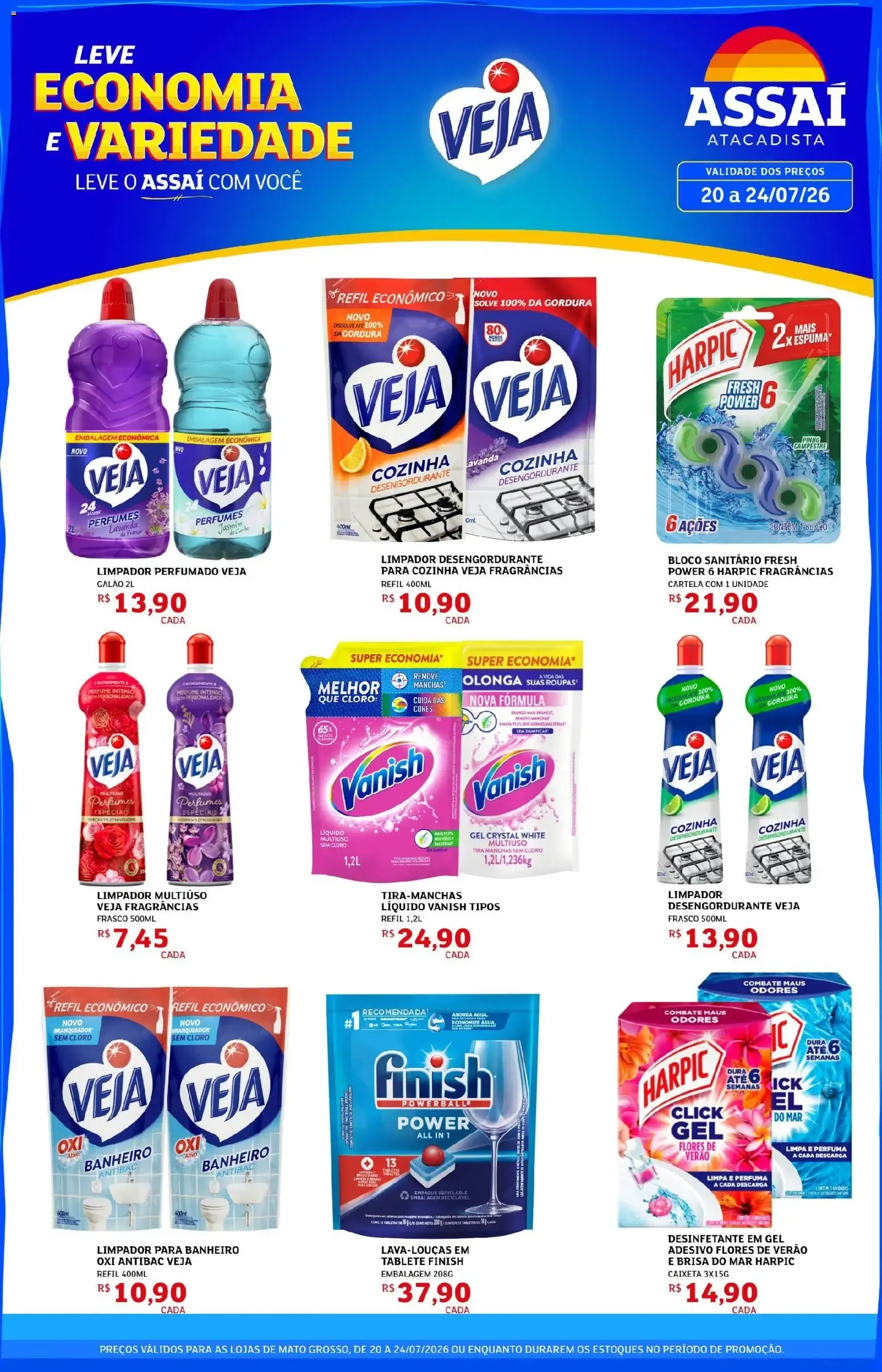 Encarte de Assaí Atacadista ofertas - MT de 20/07/2026 | Promoções Online 20 de julho até 24 de julho 2026 - Pagina 1