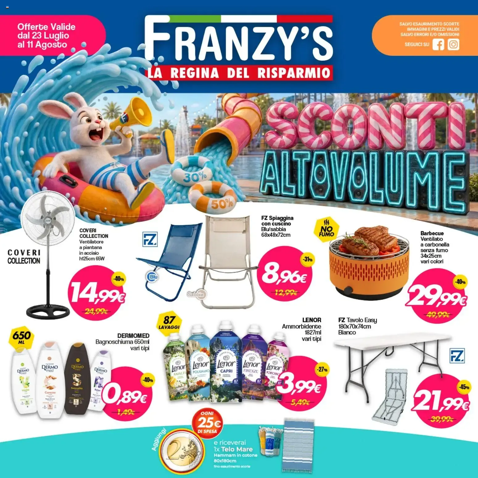 Franzy's Sconti Altovolume da 23 luglio a 11 agosto di 2026 - Pagina del volantino 1