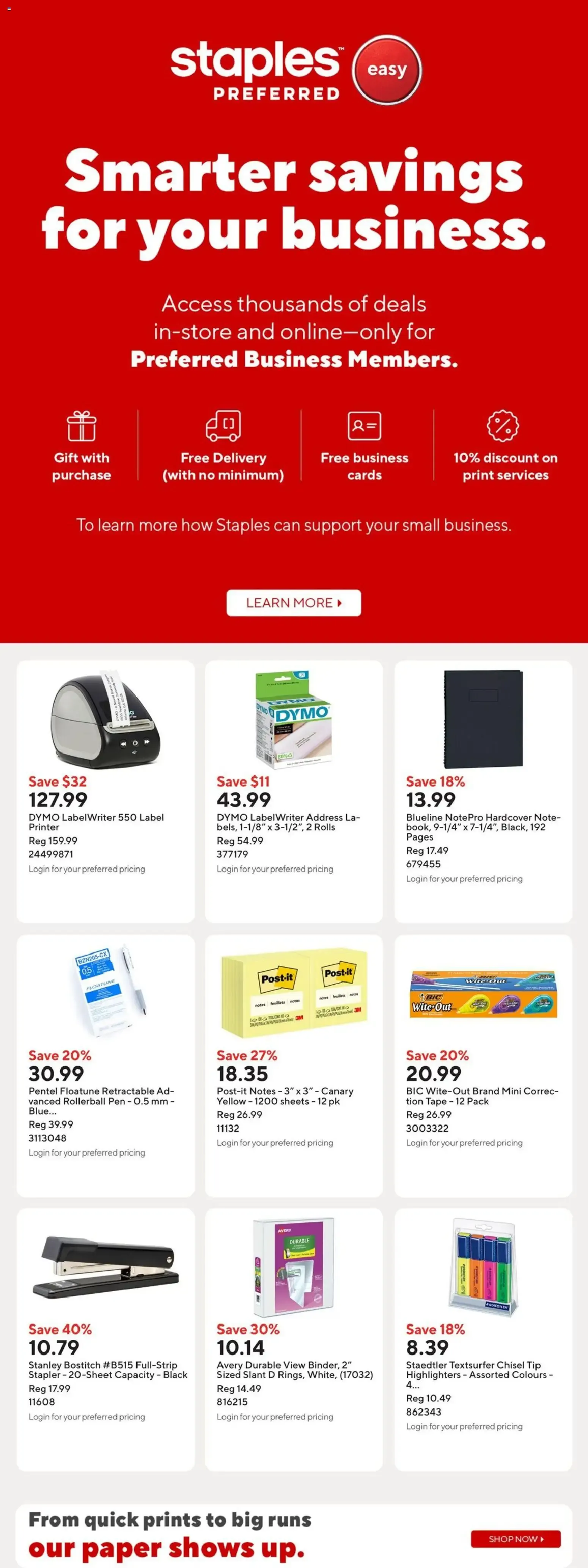 Staples Deals & Savings from July 10 to July 13 2026 - flyer page 17