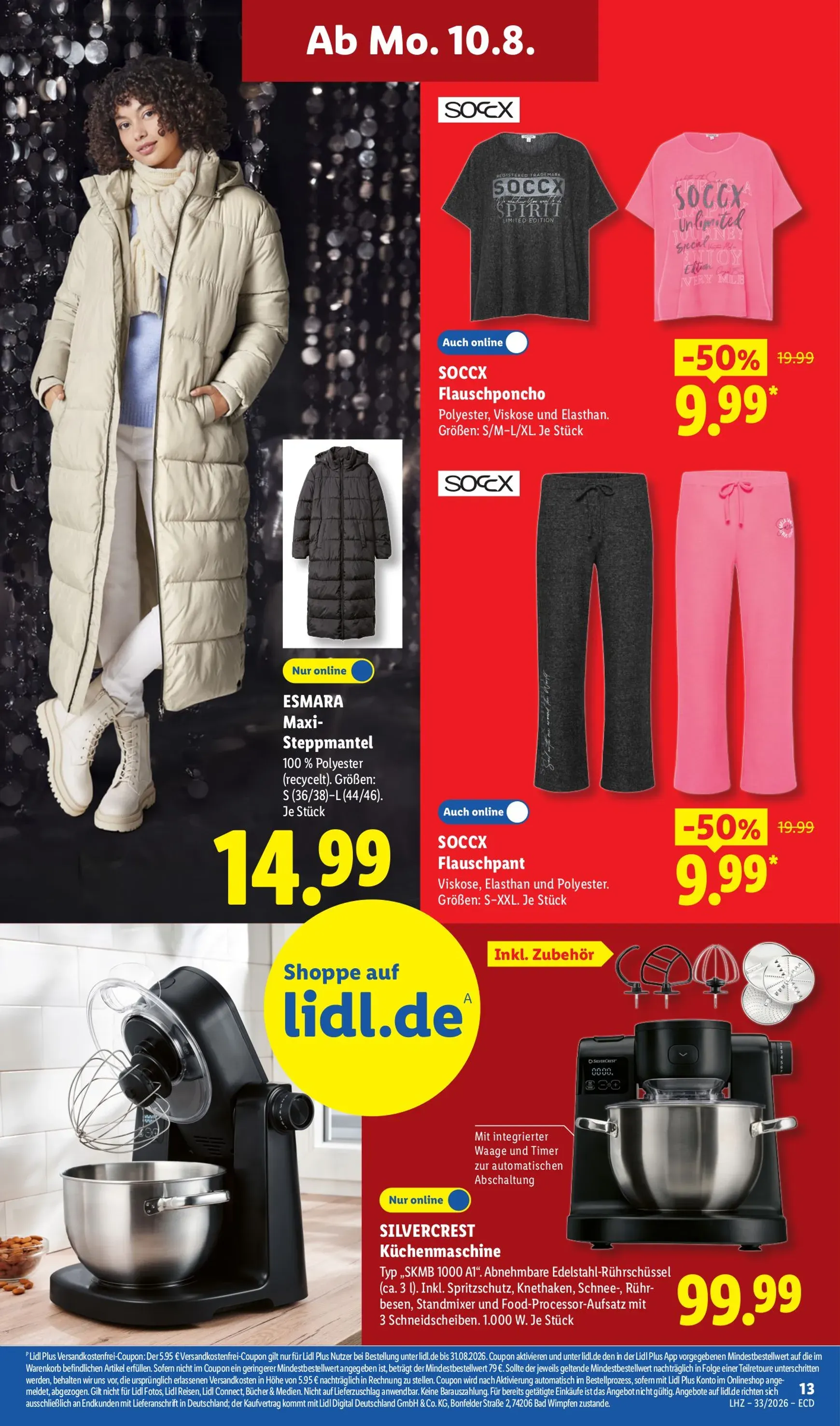 Lidl - Angebot der Woche Prospekt nächste Woche – von Montag 10.08.2026 bis Samstag 15.08.2026 von 10. August bis 16. August 2026 - Prospekt seite 9