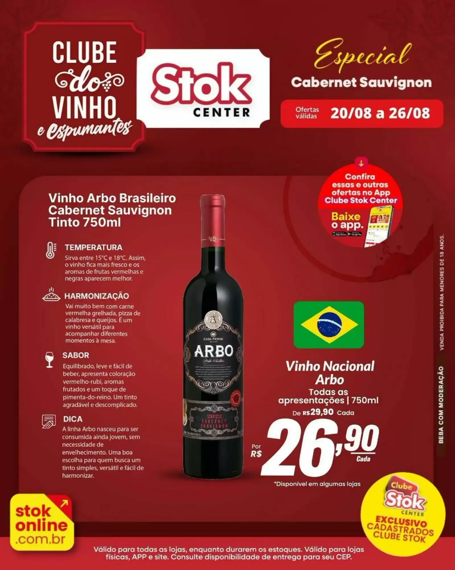 Stok Center - Clube do Vinho e Espumantes: Especial Cabernet Sauvignon
