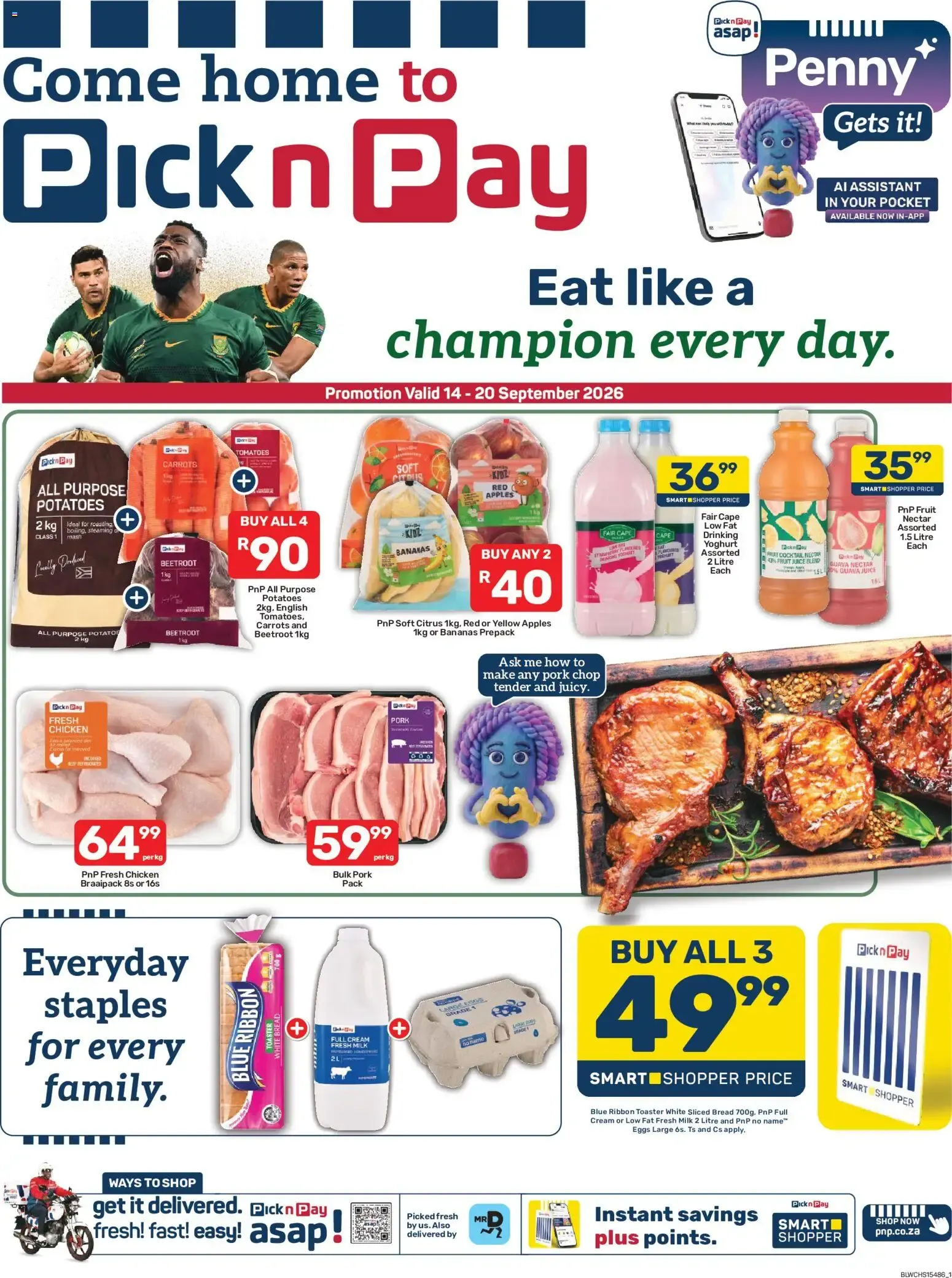 Pick n Pay Western Cape - Weekly Specials (14/09/2026 - 20/09/2026) Online from 14 September to 20 September 2026 - Catalogue Page 1