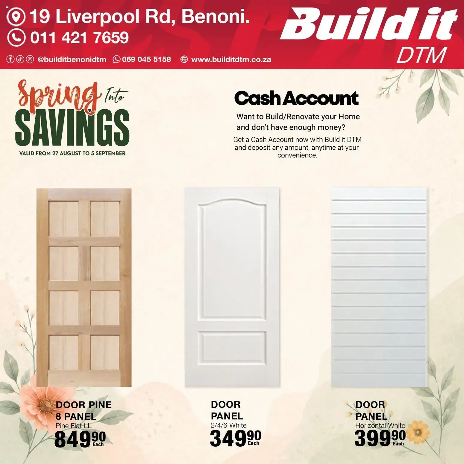 Build it DTM - Spring Savings from 27 August to 5 September 2023 - Catalogue Page 7