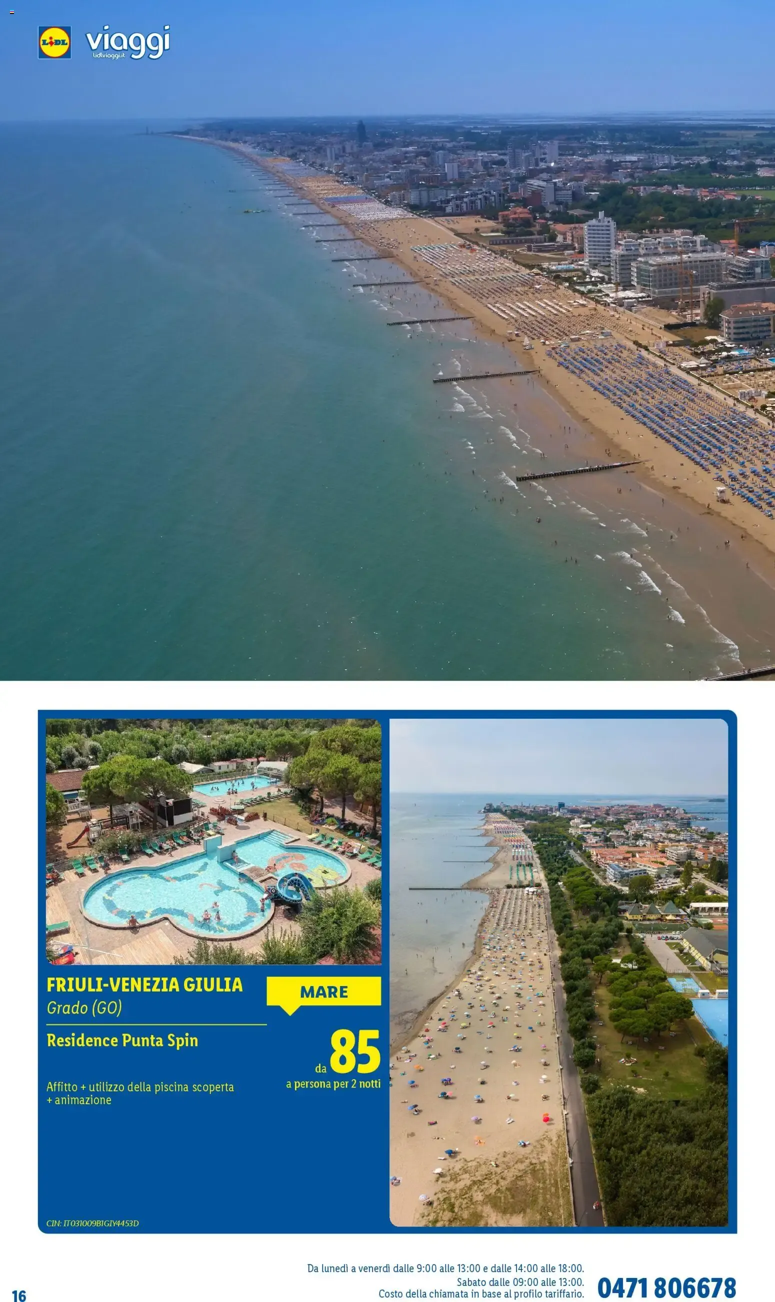 Lidl Viaggi: Vacanze da sogno per la tua estate da 11 marzo a 20 settembre di 2026 - Pagina del volantino 16