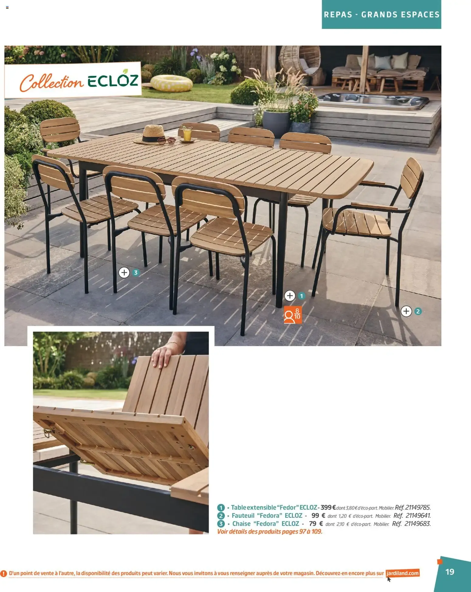 Jardiland catalogue printemps - été à partir du 27/02/2026 - promo en ligne du 27 février au 31 octobre 2026 - Catalogue page 19