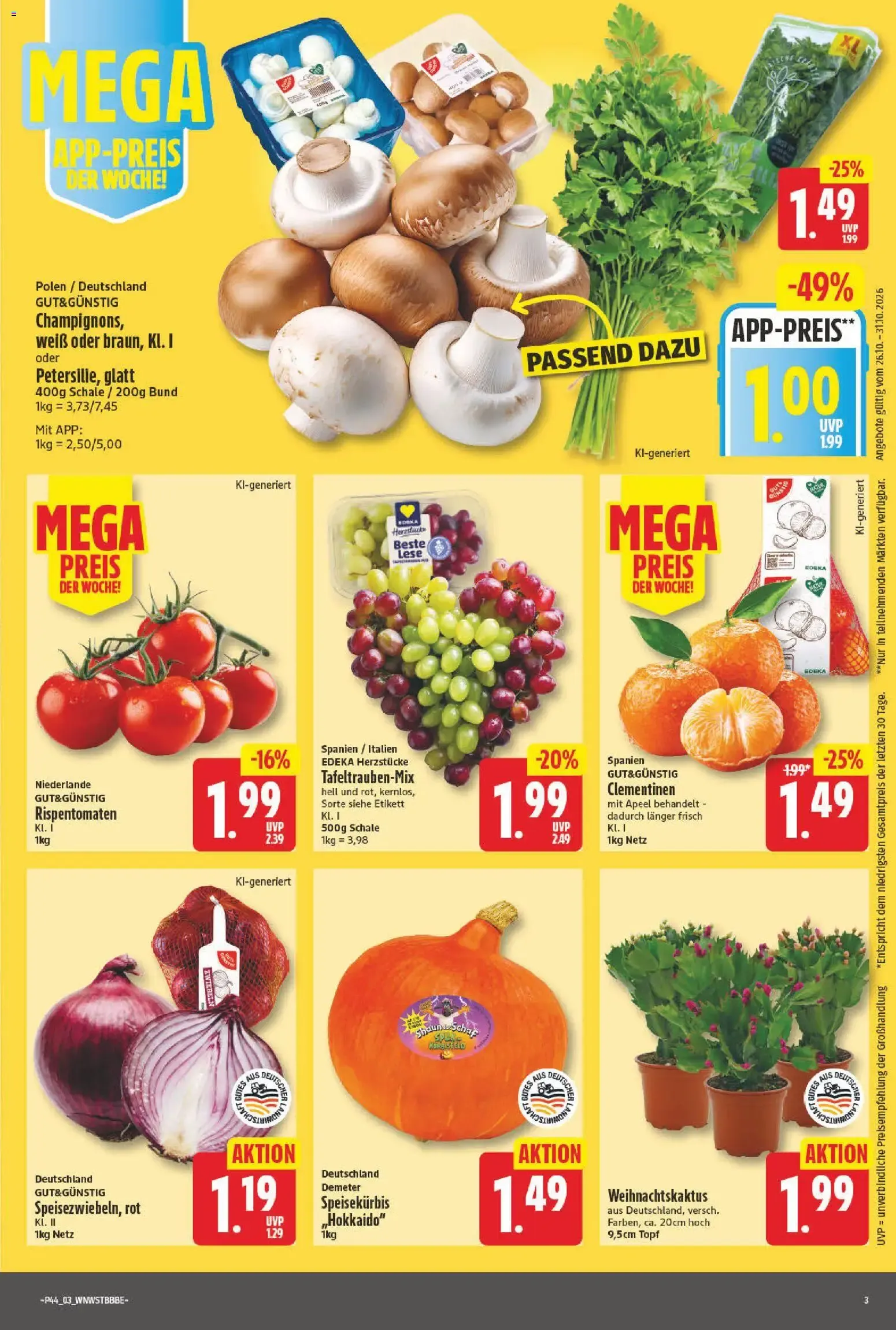 NP Discount Prospekt (ab 26.10.2026) zum Blättern von 26. Oktober bis 31. Oktober 2026 - Prospekt seite 3