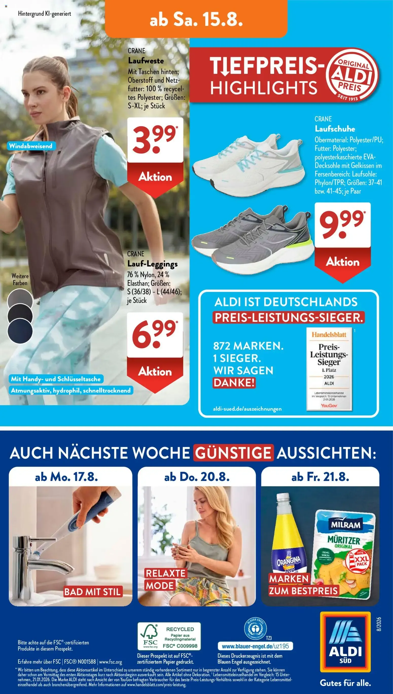 Aldi Süd Tiefpreis-Highlight von 10. August bis 15. August 2026 - Prospekt seite 18