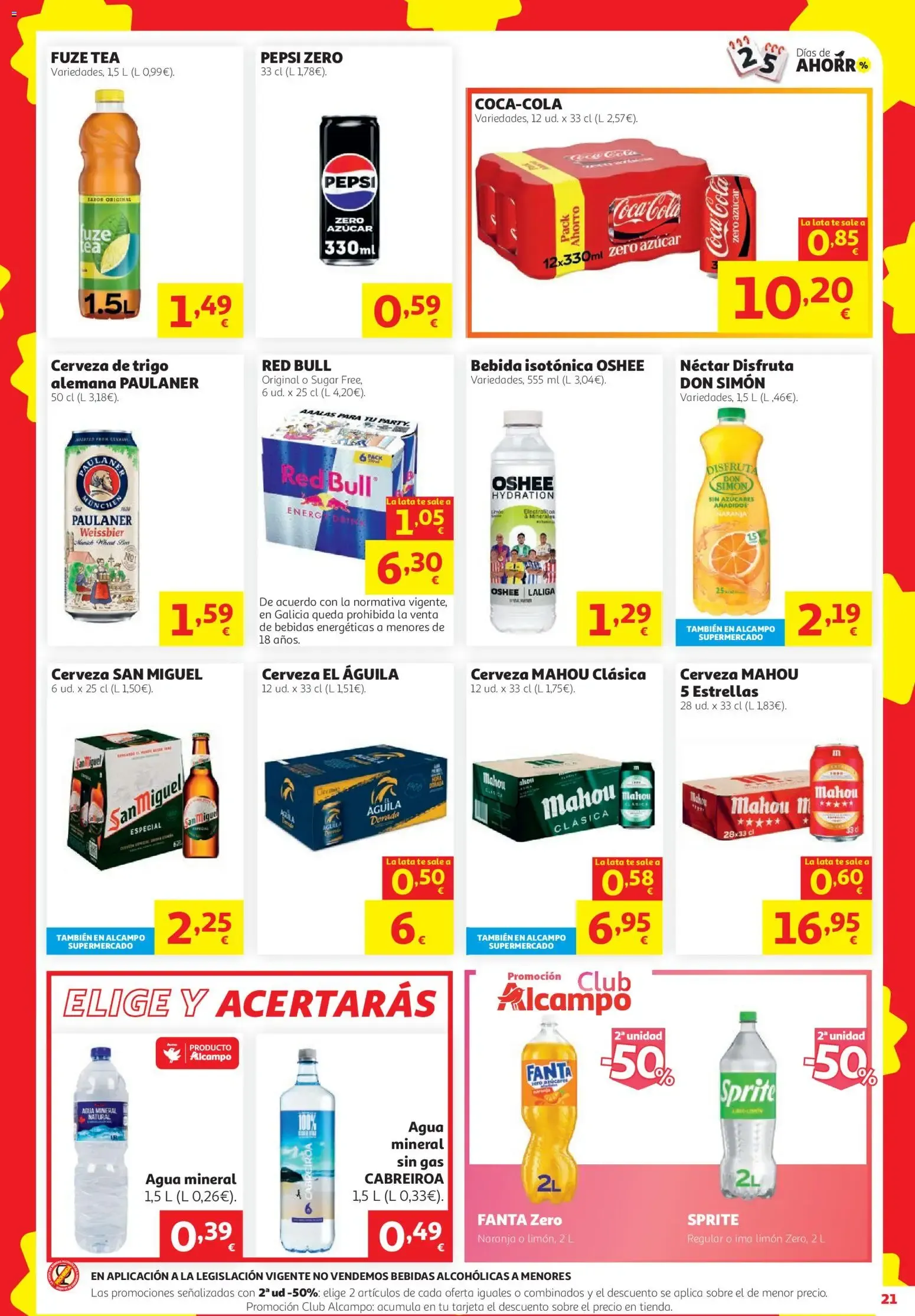 Catálogo de Alcampo Días de Ahorro 8 de octubre al 21 de octubre 2026 - Página 21
