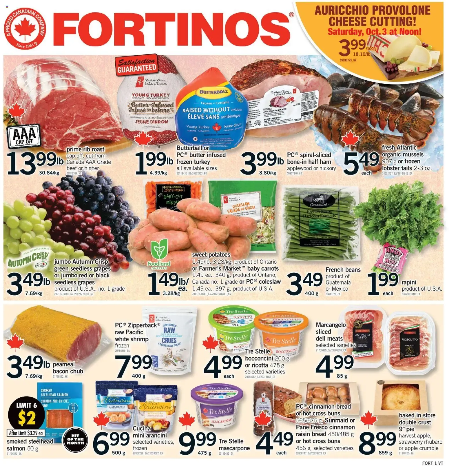Fortinos weekly flyer / circulaire from Oct 1, 2026 > weekly specials & deals