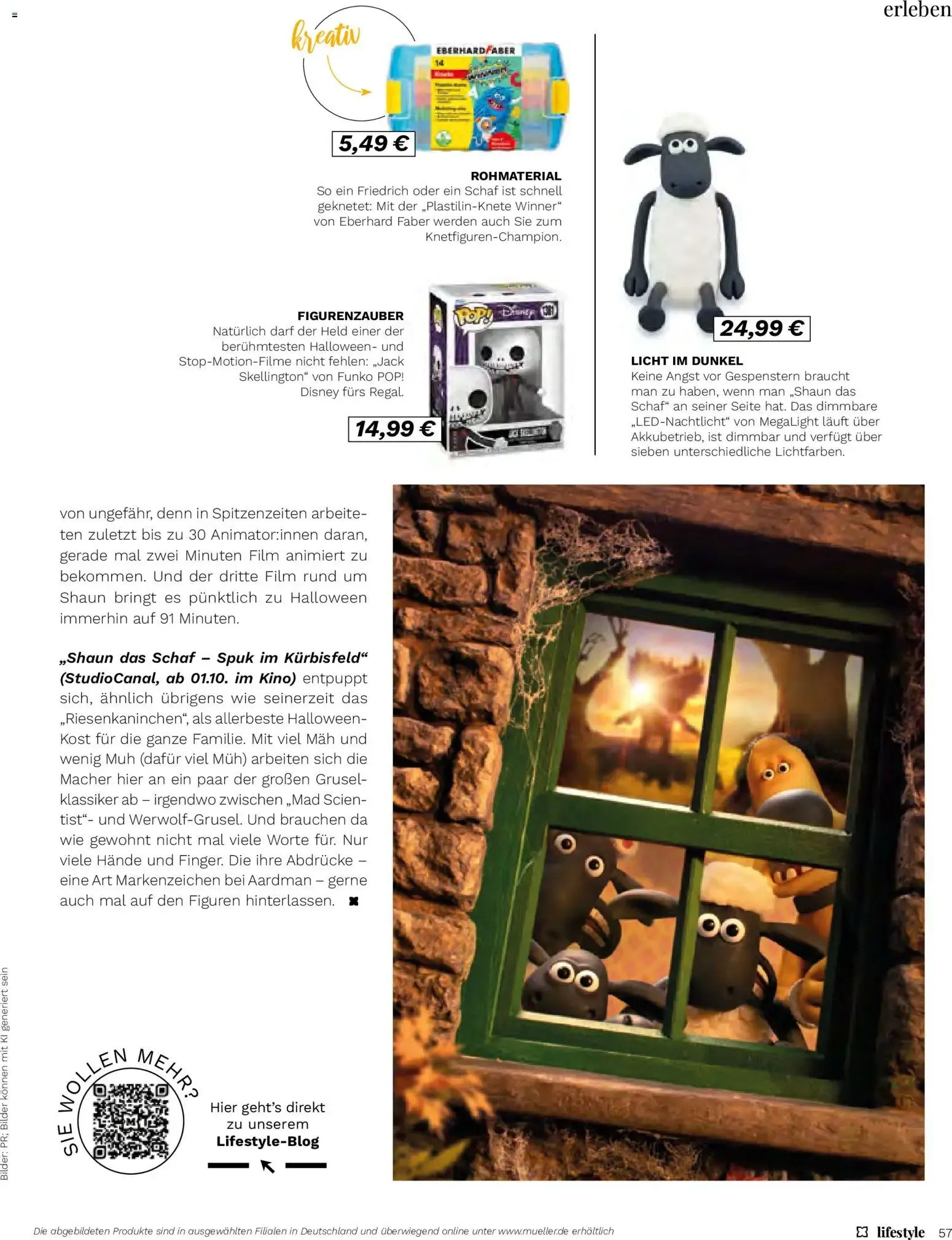 Müller lifestyle IHR WOHLFÜHL-MAGAZIN von 1. September bis 31. Oktober 2026 - Prospekt seite 58