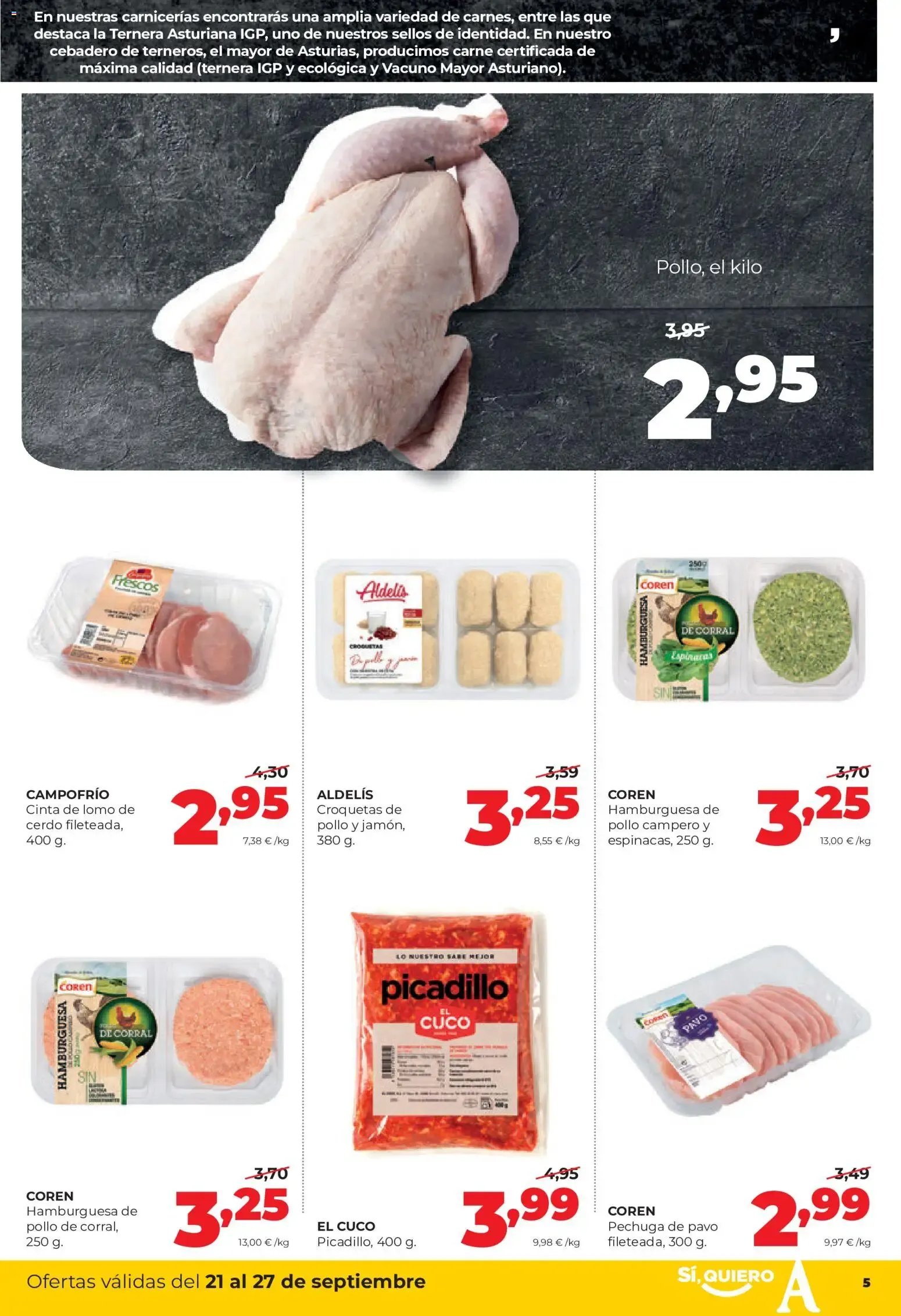 Catálogo de Alimerka folleto del 21/09/2026 | Catálogo 21 de septiembre al 27 de septiembre 2026 - Página 5