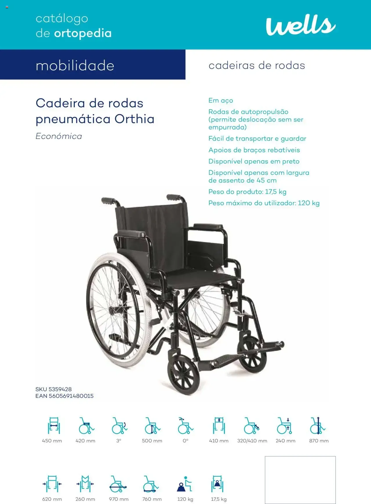 Folheto Well’s Catálogo de Ortopedia » de 12/02/2024 - 31/12/2026 de 12 de fevereiro até 31 de dezembro 2026 - Pagina 6