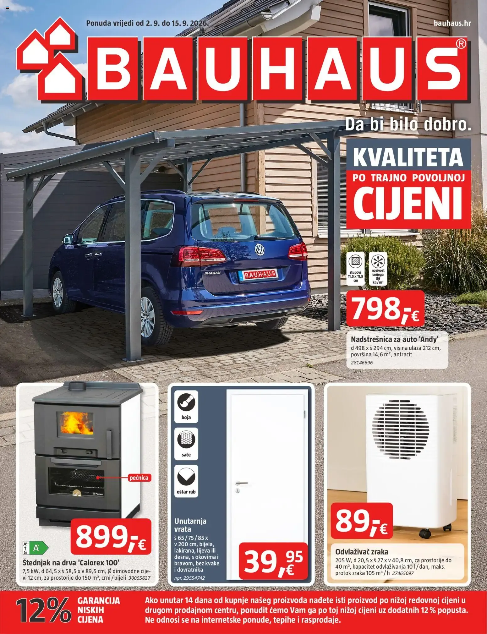 Katalog Bauhaus Katalog novi od 02.09.2026 na listanje > letak digitalni od 2. rujna do 15. rujna 2026. - Pregled Stranica 1