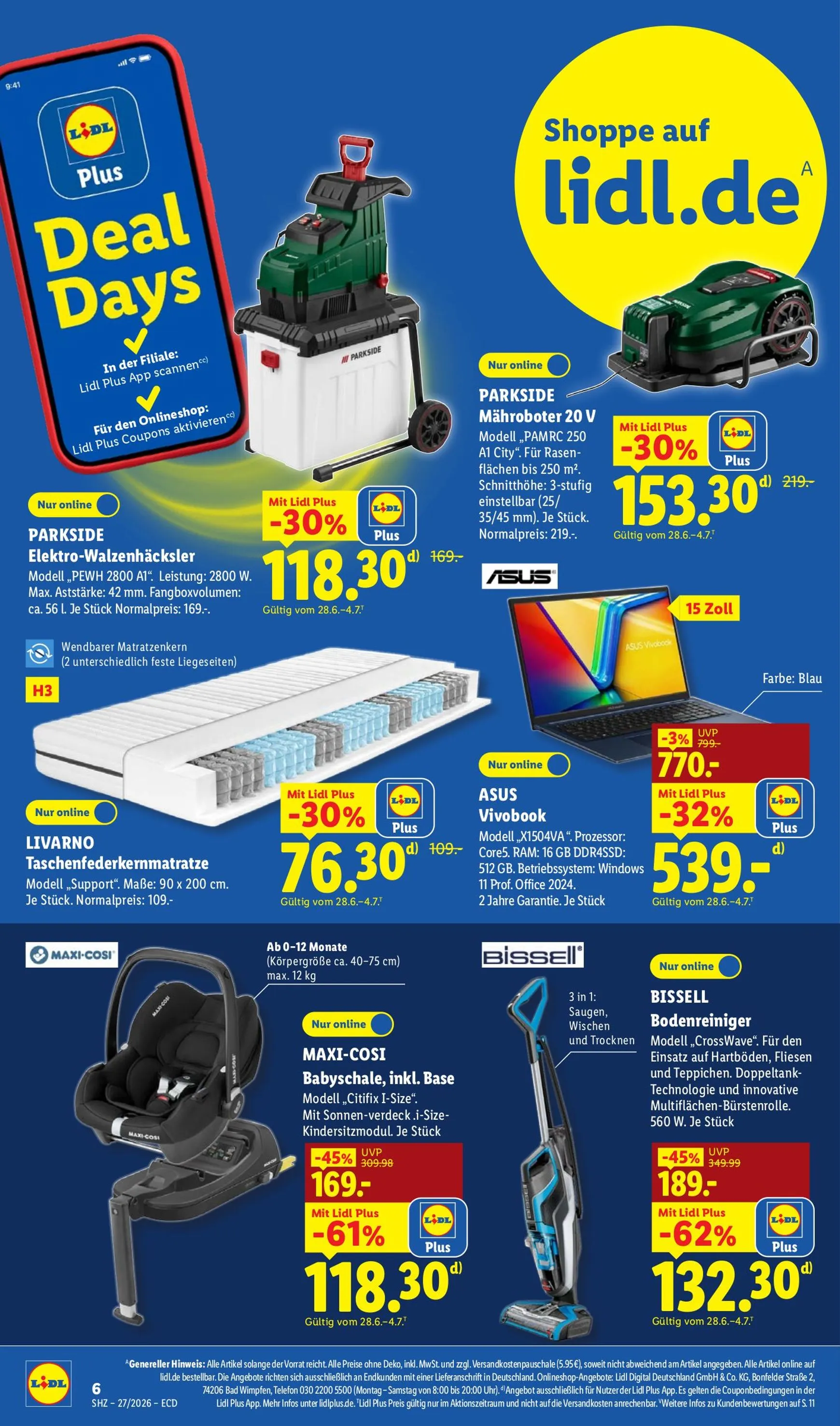 Lidl Prospekt – von Montag 29.06.2026 bis Samstag 04.07.2026 von 29. Juni bis 4. Juli 2026 - Prospekt seite 7