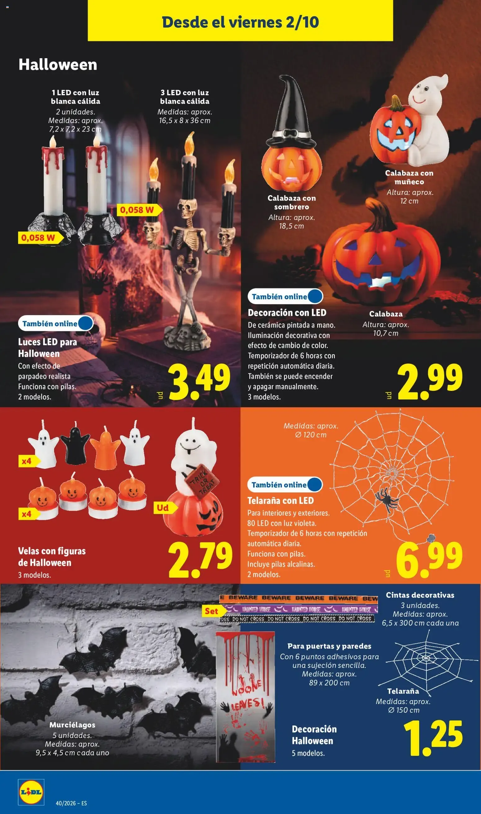 Catálogo de Lidl folleto Halloween del 02/10/2026 | Ofertas 2 de octubre al 25 de octubre 2026 - Página 22