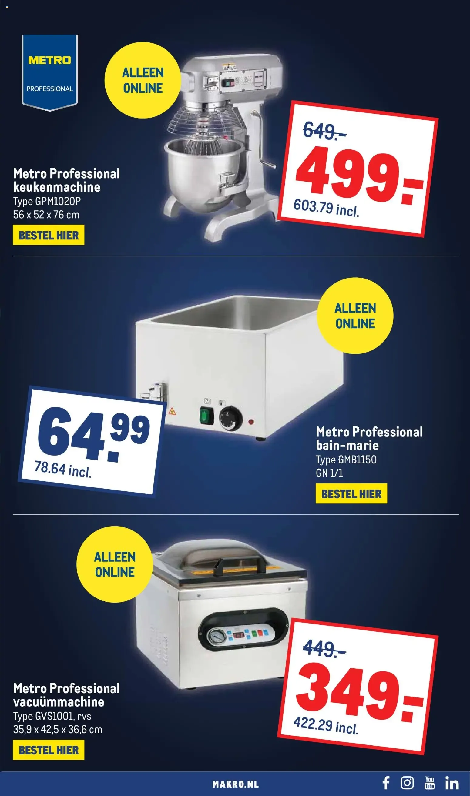 Makro: Maak je keuken klaar voor het nieuwe seizoen met de Metro Professional staafmixer van 26 augustus tot 6 september 2026 - Folder pagina 3