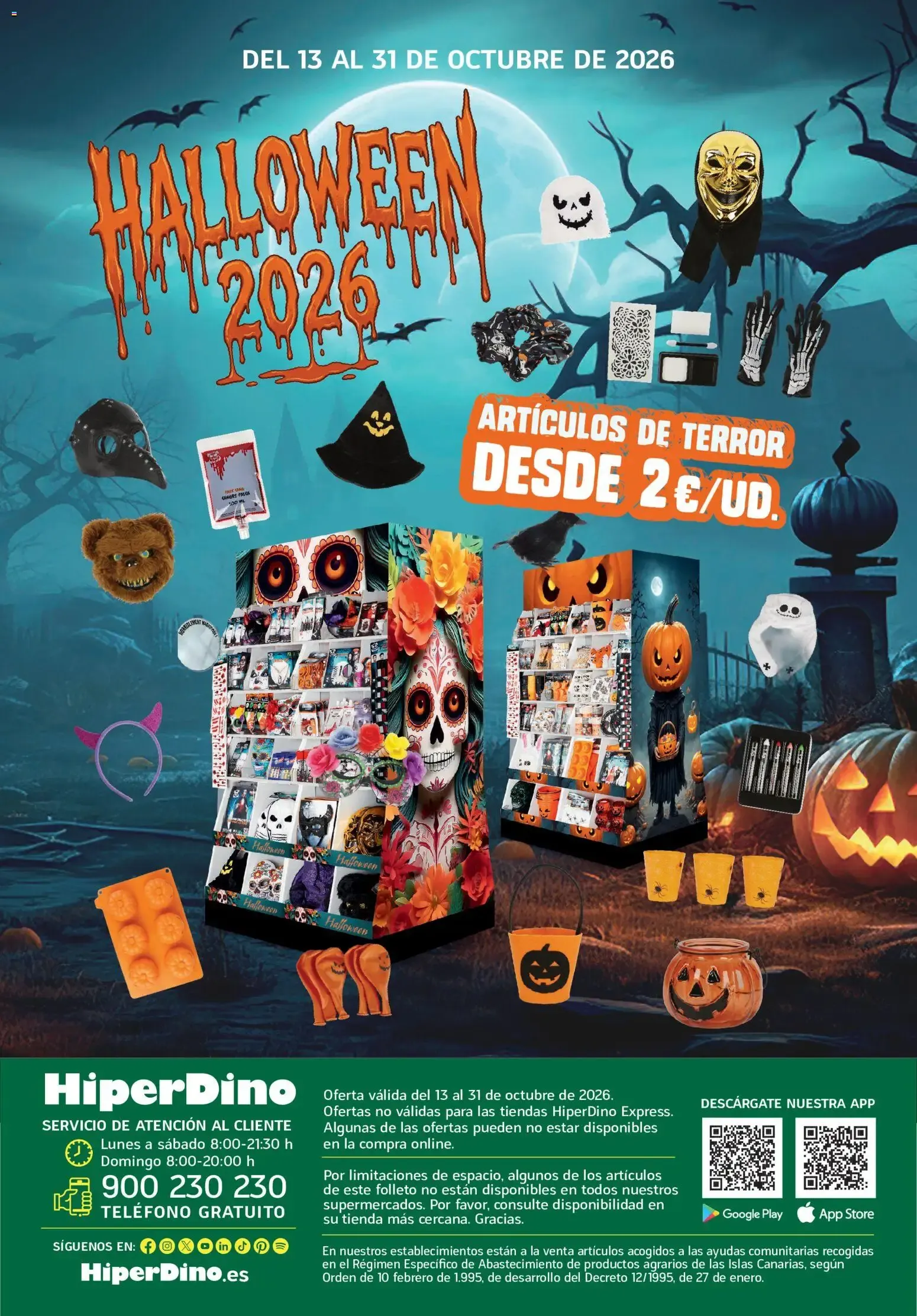 Catálogo de HiperDino Halloween del 13/10/2026 (catálogo) 13 de octubre al 31 de octubre 2026 - Página 8