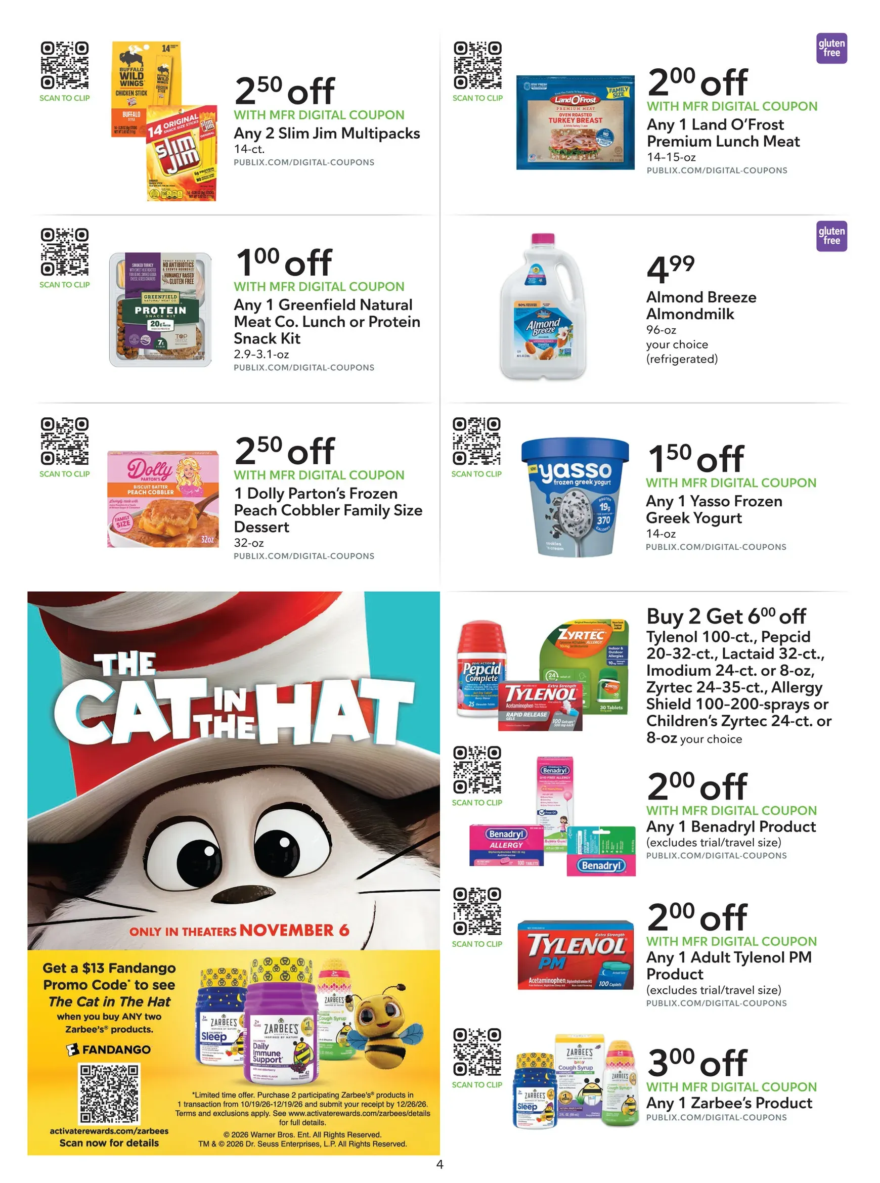 Weekly promotion Future Publix - Extra Savings flyer valid from Thursday 10/22/2026 to Wednesday 11/04/2026 spanning from October 22 to November 4 2026 - Page 4 for Catalogue 365