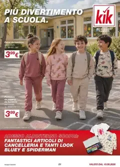 Più divertimento a scuola | KiK da 10 agosto a 16 agosto di 2026 - Pagina del volantino 1