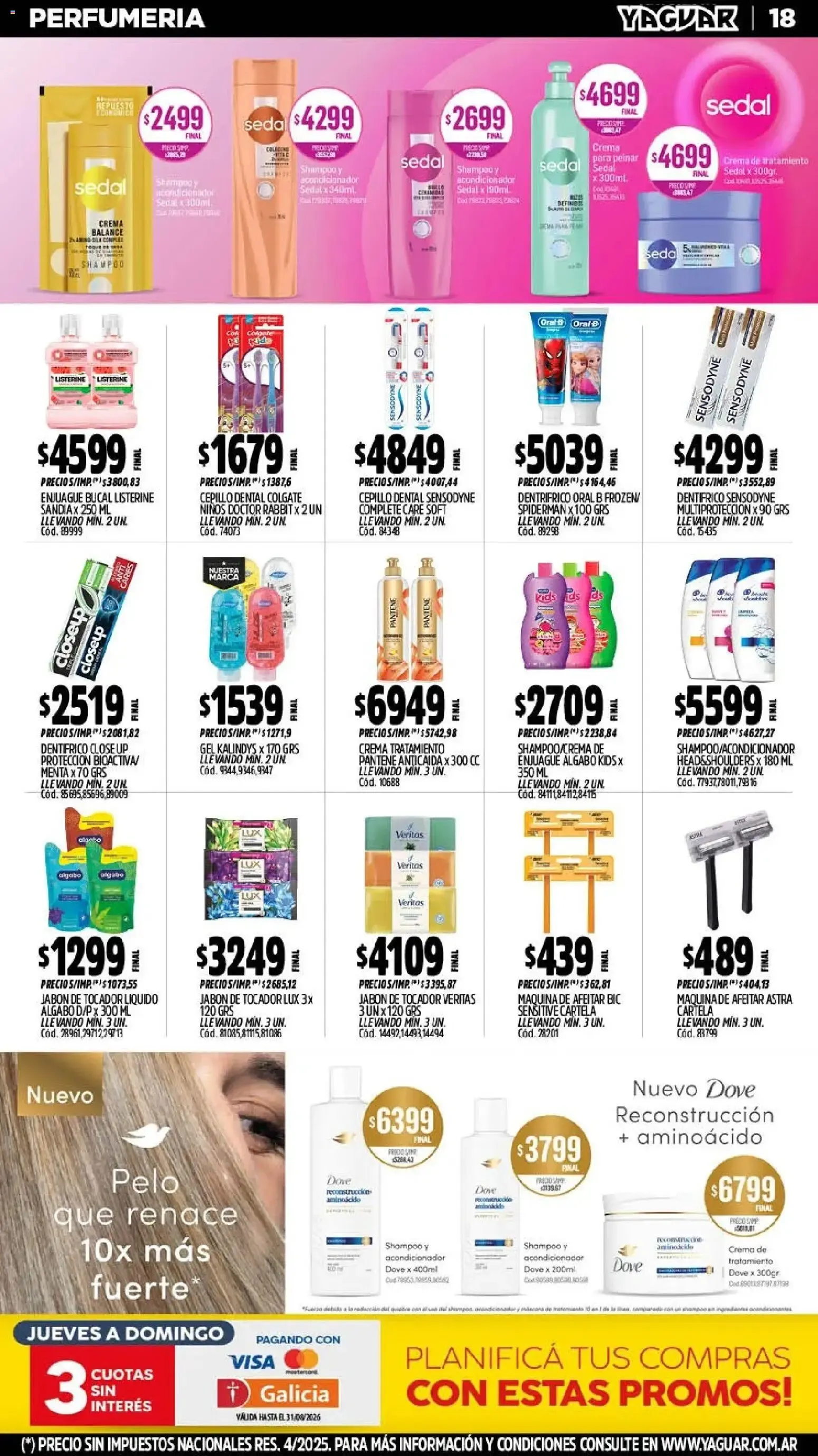 Ofertas de MAYORISTA YAGUAR OFERTAS SALVAJES 3 de agosto al 8 de agosto 2026 - Página 18 del catálogo