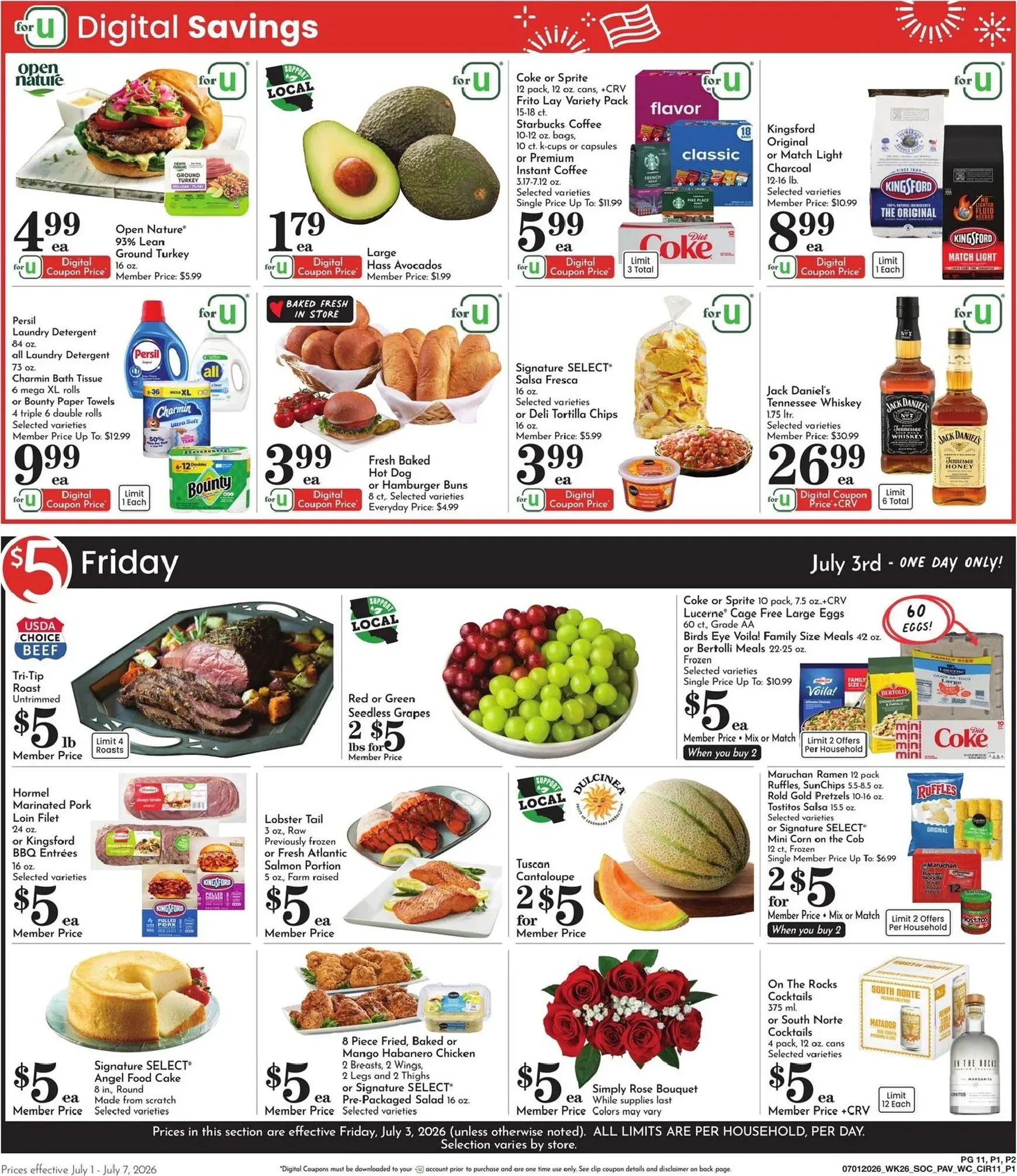 Weekly ad Current Pavilions leaflet valid from Wednesday 07/01/2026 to Tuesday 07/07/2026 from July 1 to July 7 2026 - Page 10
