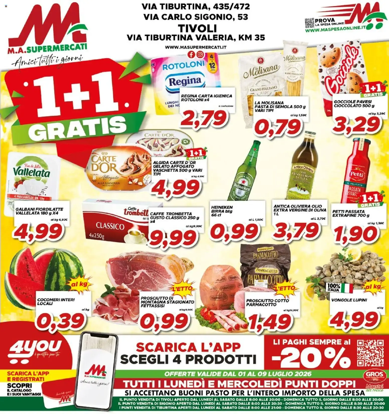 Ma Supermercati volantino dal 01/07/2026 - online Offerte da 1 luglio a 9 luglio di 2026 - Pagina del volantino 1