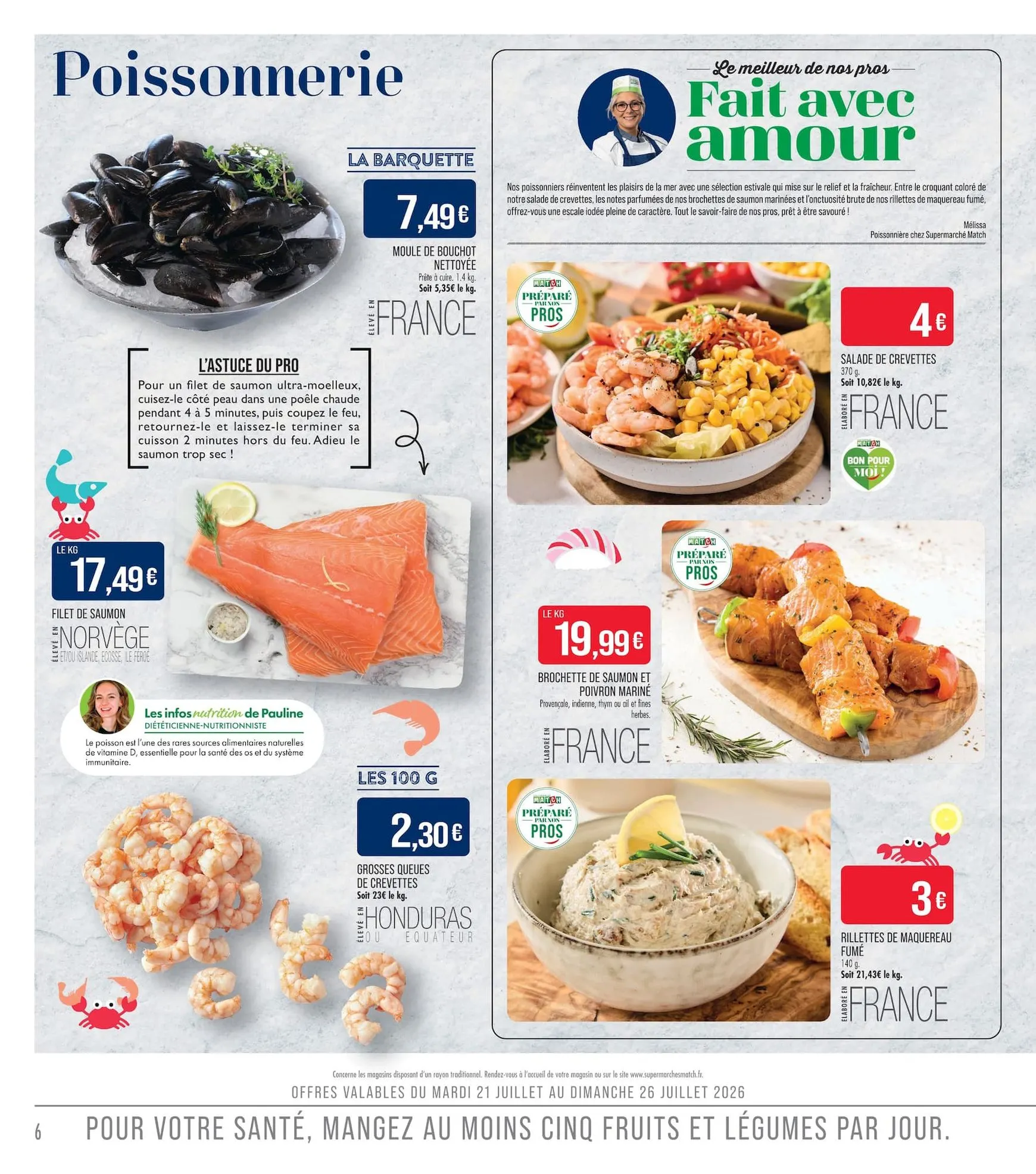 Supermarché Match - Prix Coûtant y Les Bons Plans de l'été du 21 juillet au 2 août 2026 - Catalogue page 6