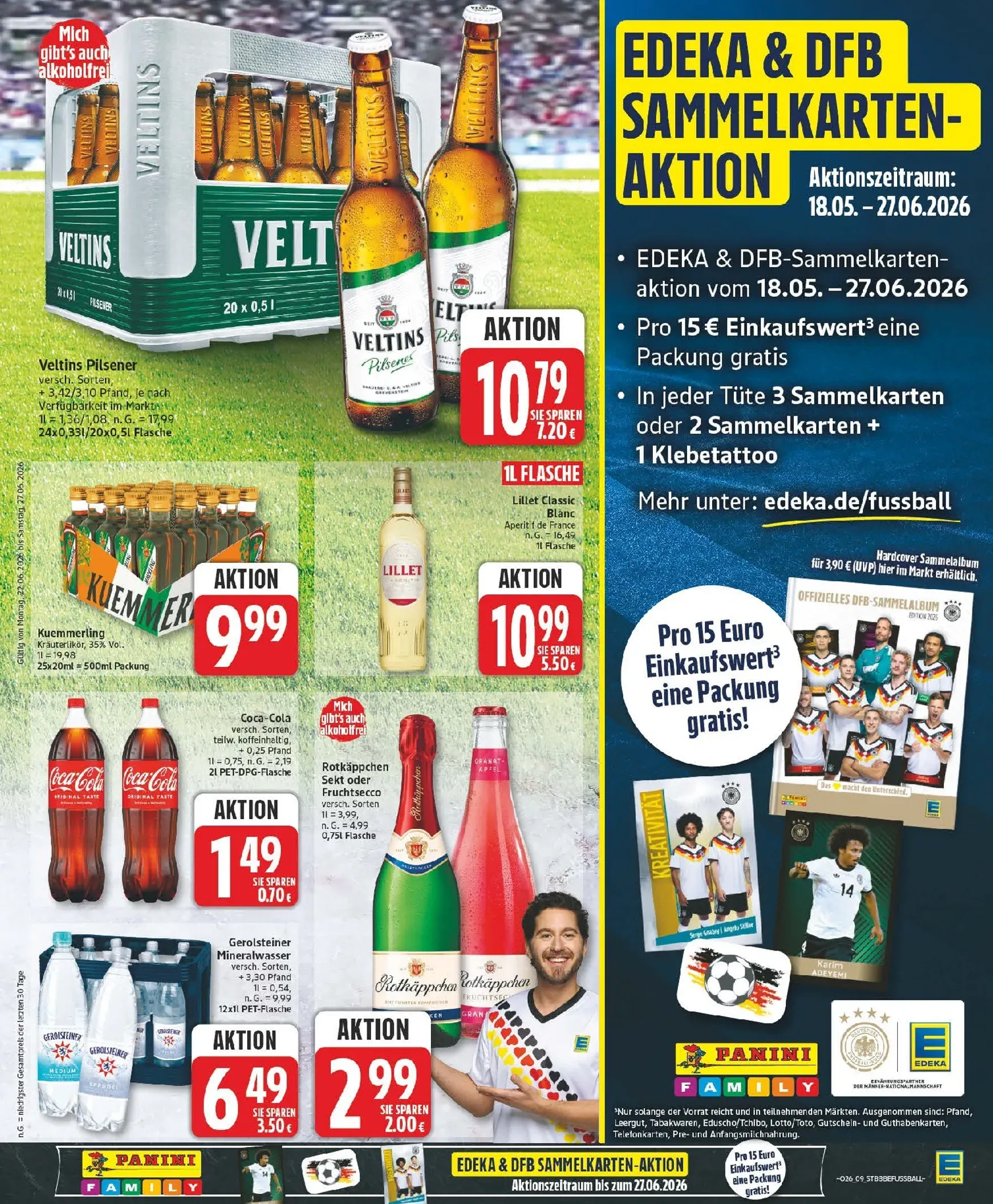 Edeka - Mega Preis der Woche! Prospekt – von Montag 22.06.2026 bis Samstag 27.06.2026 von 22. Juni bis 27. Juni 2026 - Prospekt seite 9