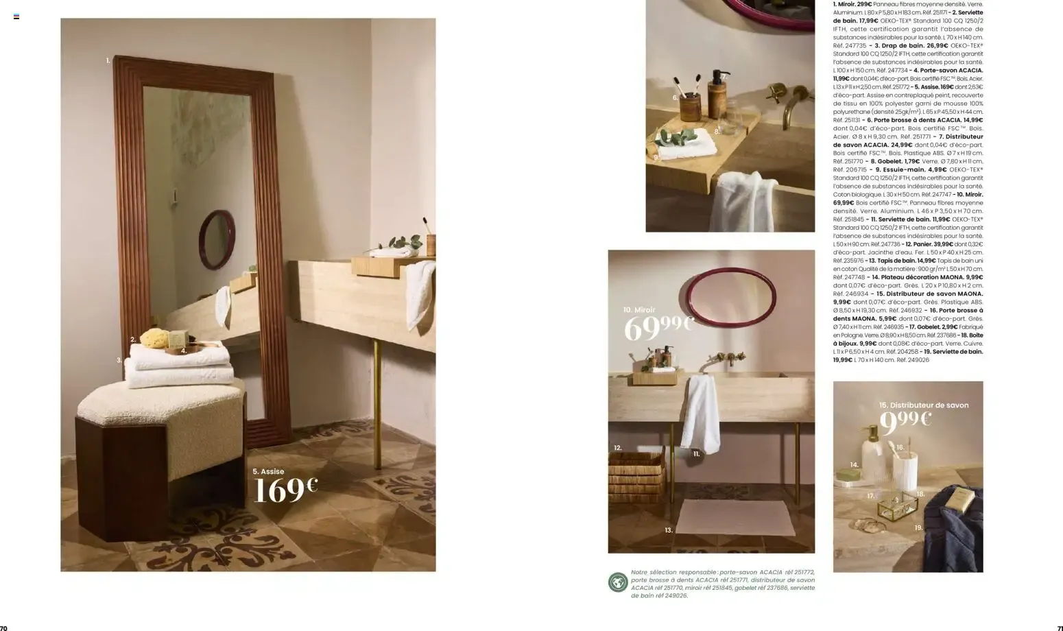 Maisons du Monde - Itinéraire Estival Collection Printemps - Été 2026 du 16 février au 1 septembre 2026 - Catalogue page 36