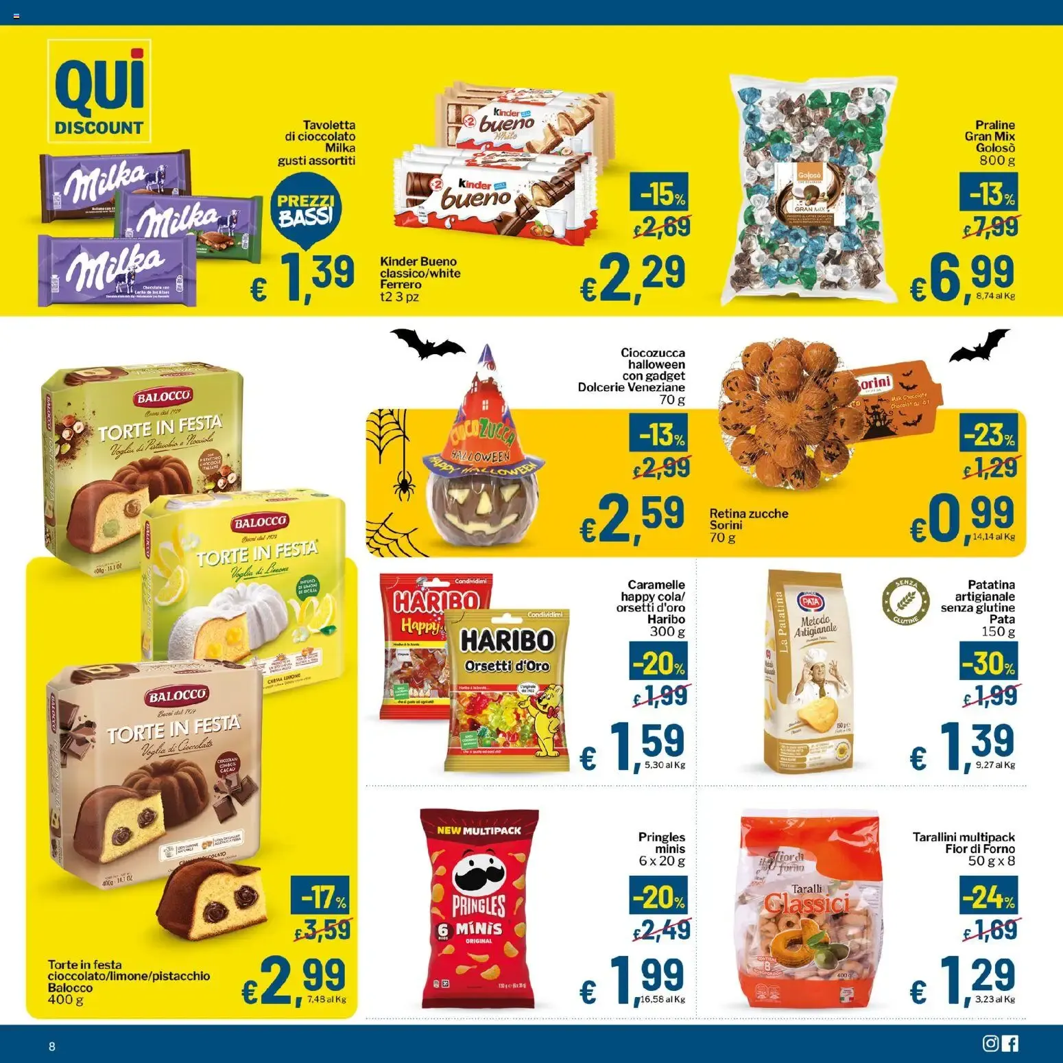 Qui Discount volantino dal 20/10/2026 - online Offerte da 20 ottobre a 1 novembre di 2026 - Pagina del volantino 8