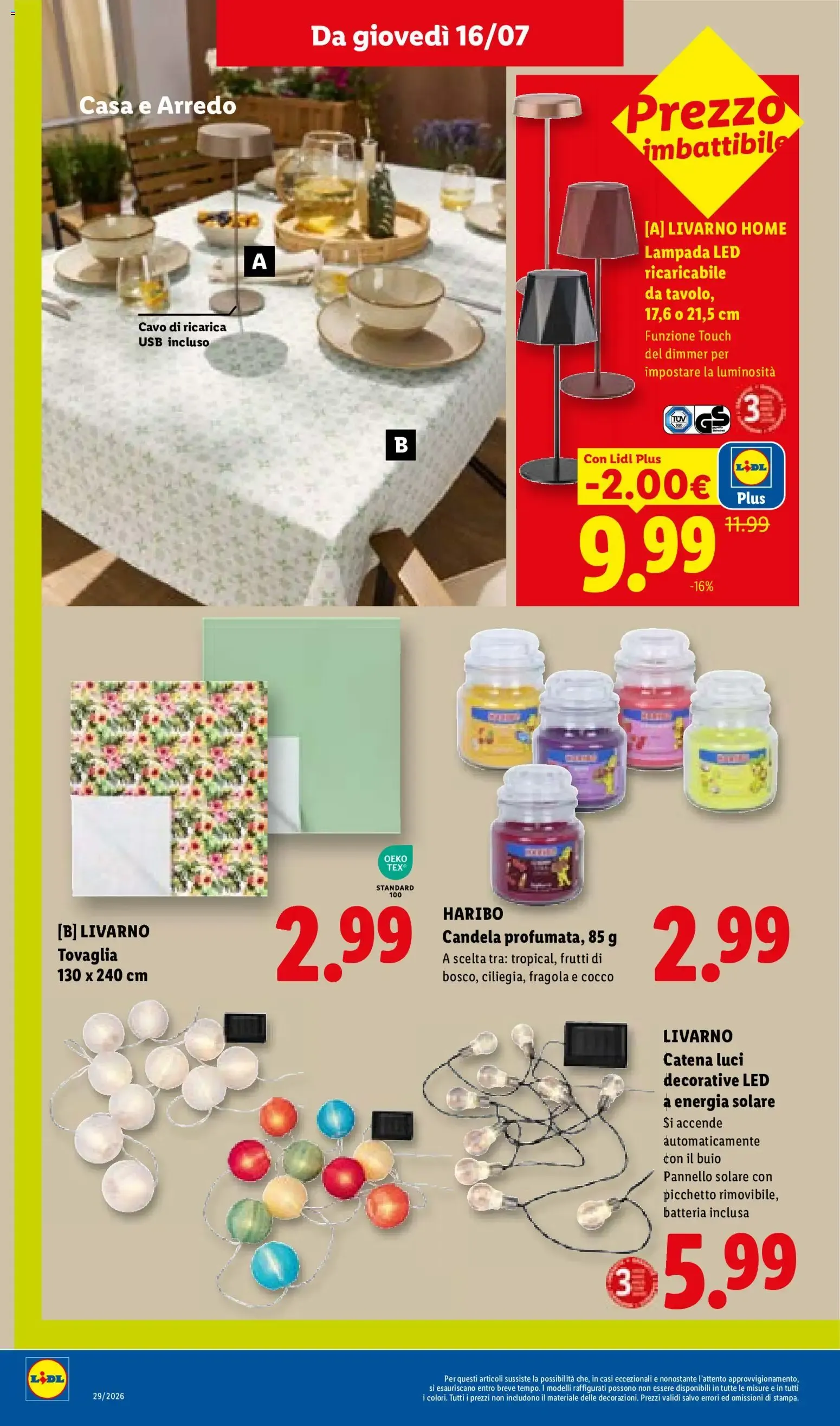 Lidl: L'estate del risparmio da 16 luglio a 22 luglio di 2026 - Pagina del volantino 37