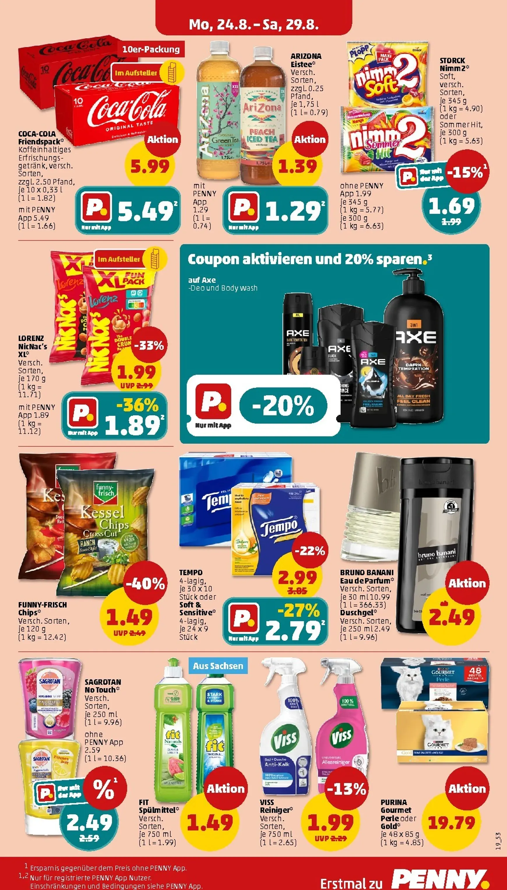 PENNY Prospekt nächste Woche – von Montag 24.08.2026 bis Samstag 29.08.2026 von 24. August bis 29. August 2026 - Prospekt seite 21