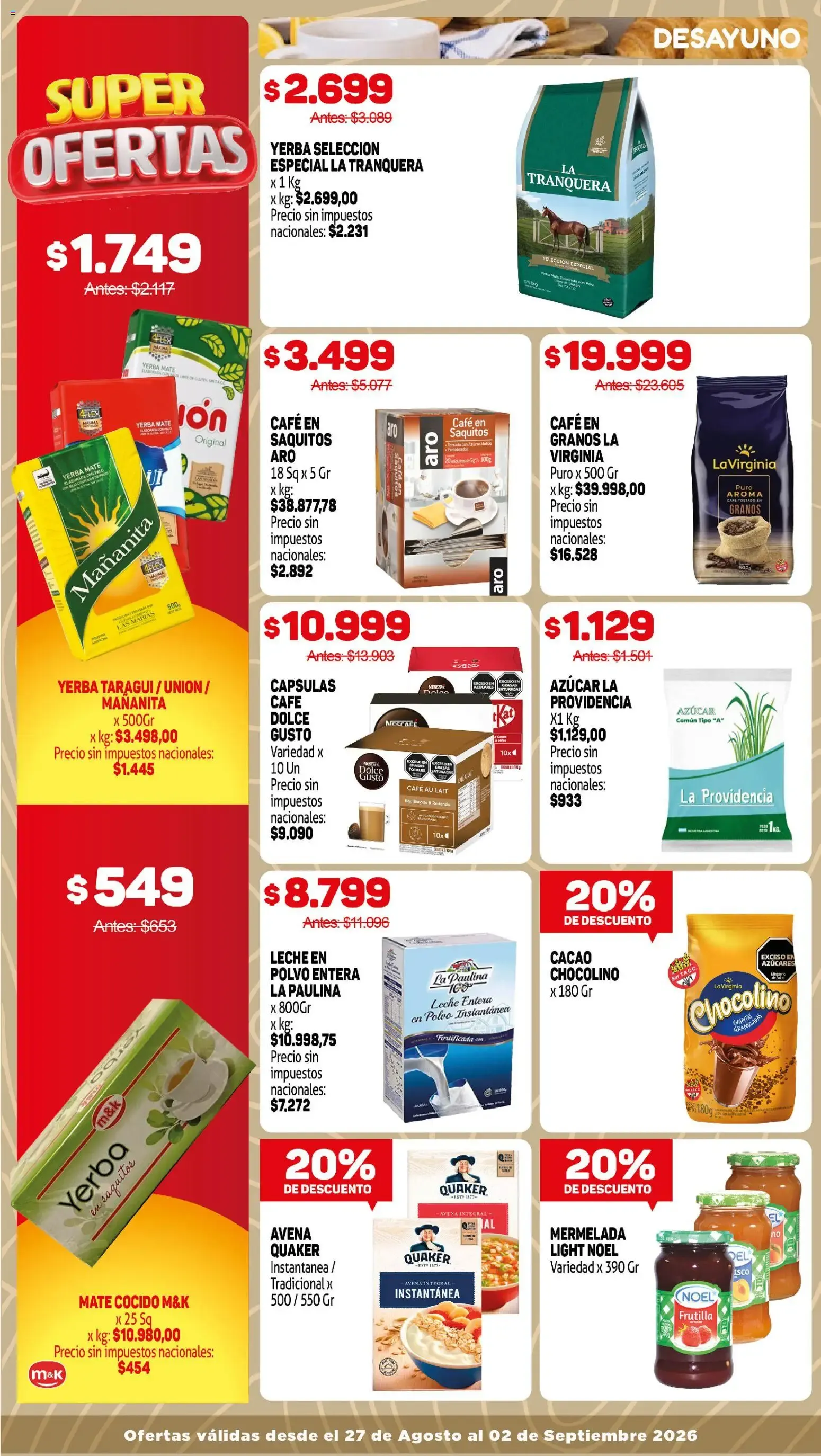 Ofertas de Makro ofertas del 27/08/2026 - 02/09/2026 27 de agosto al 2 de septiembre 2026 - Página 9 del catálogo